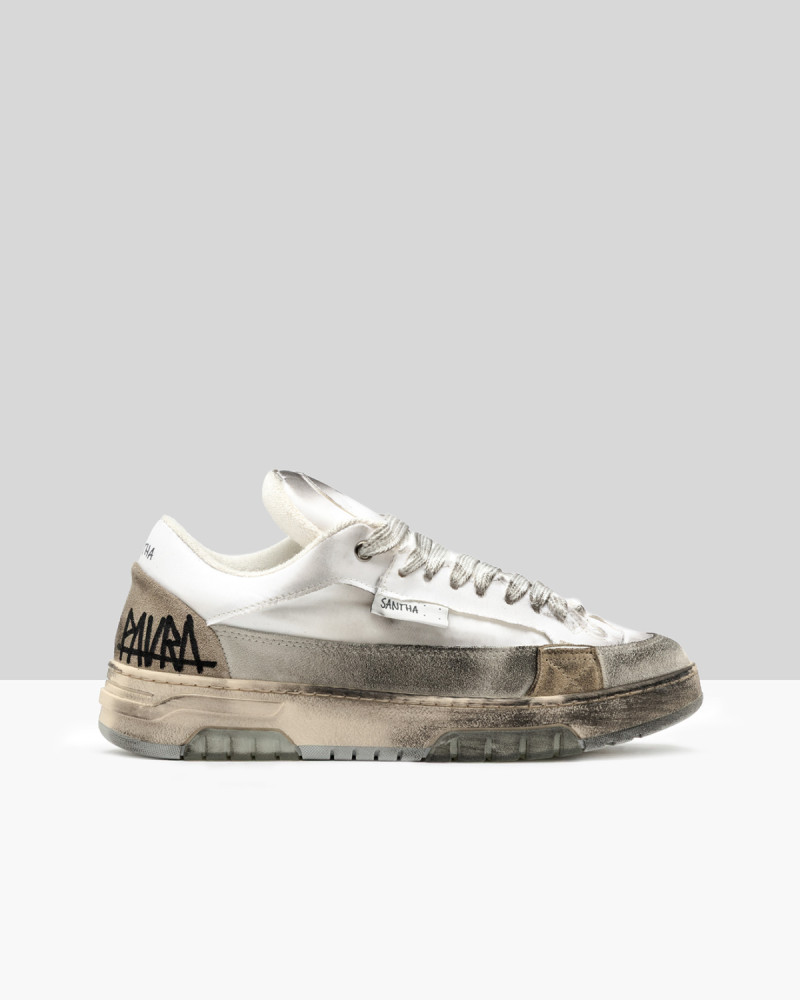 SANTHA 1 CUT DESTROYED WHITE                                                                        