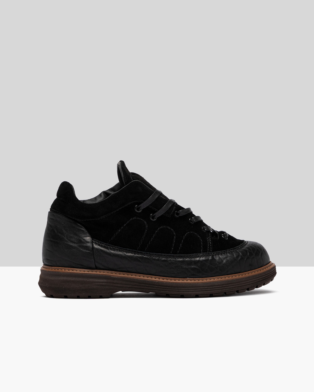 SANTHA: SANTHA DOLOMIA SUEDE TOTAL BLACK 