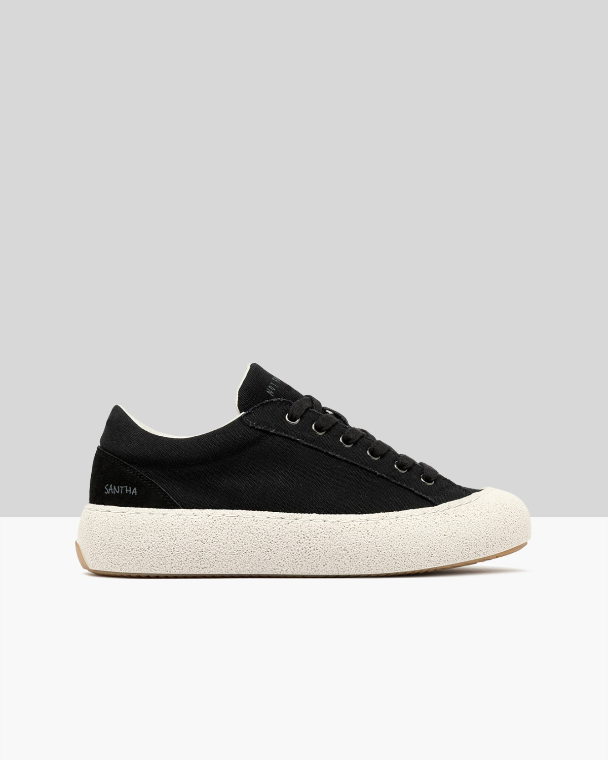 SANTHA: SANTHA KAOUKI CANVAS BLACK