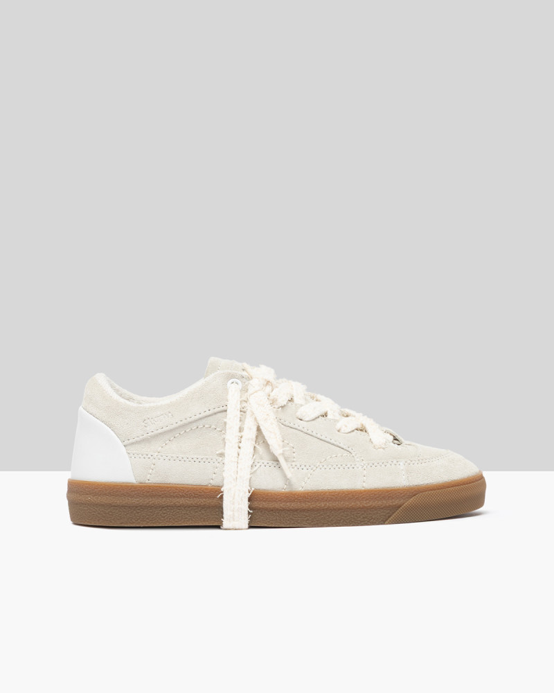 SANTHA LOVE CUT SUEDE CREAM