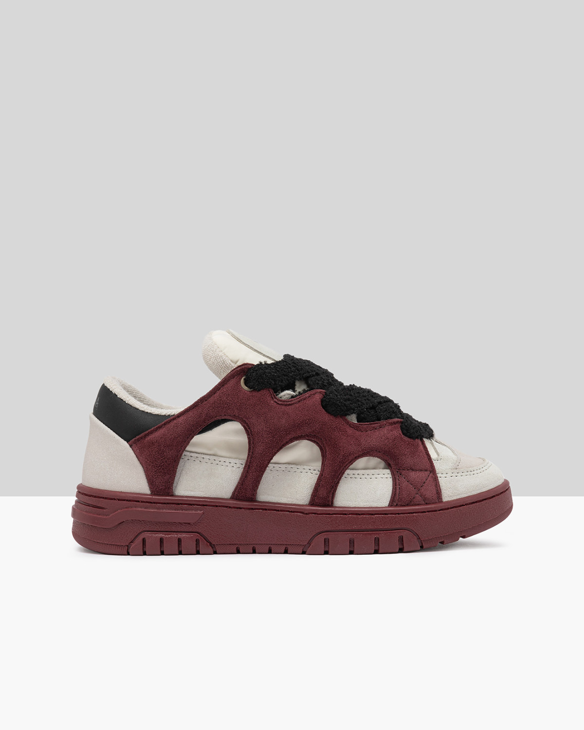 SANTHA: SANTHA MODEL 1 CONTRAST BURGUNDY 