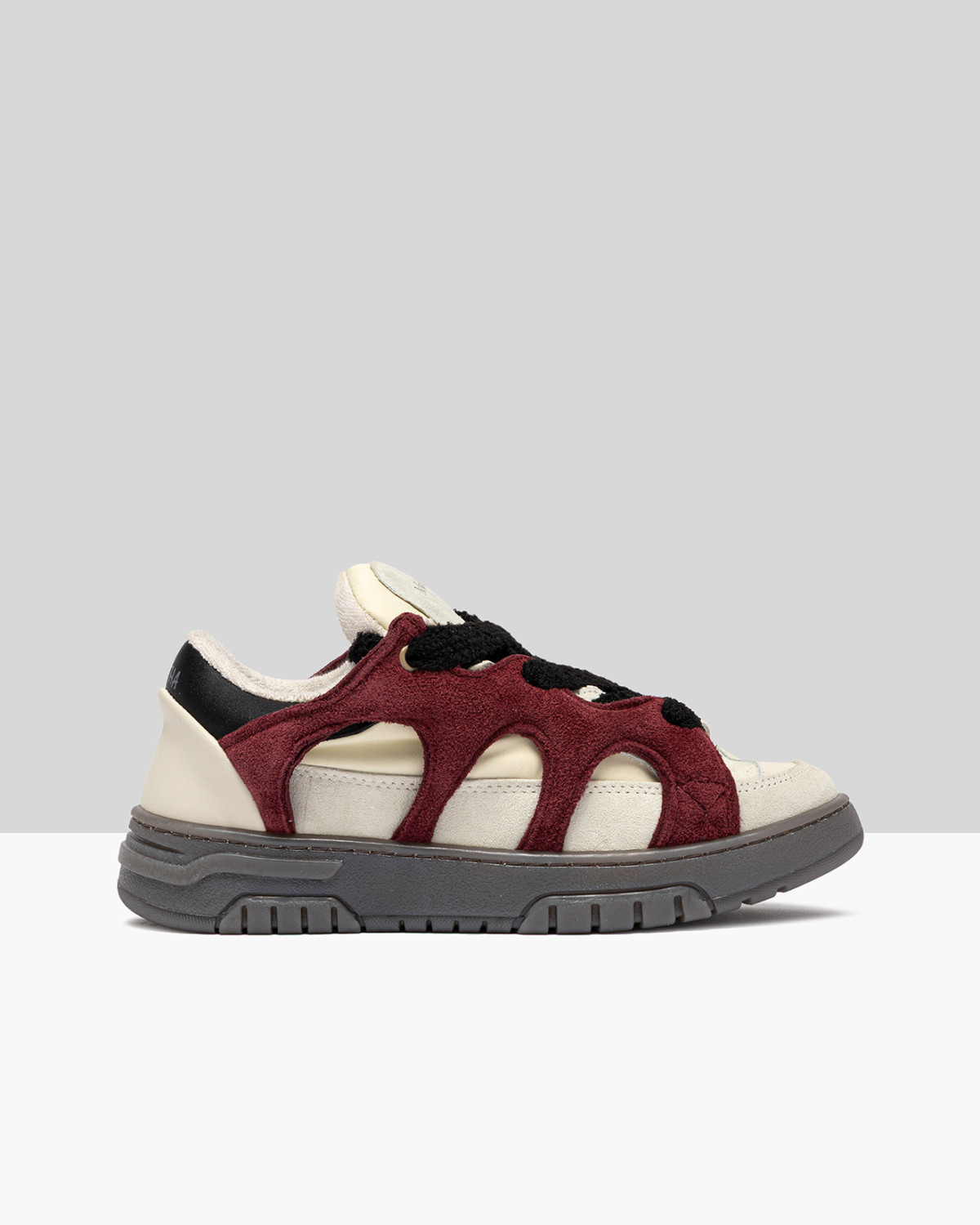 SANTHA: SANTHA MODEL 1 CONTRAST BURGUNDY 