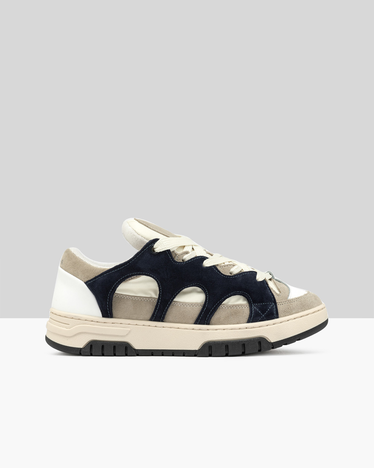 SANTHA: SANTHA MODEL 1 ORIGINAL CREAM-NAVY