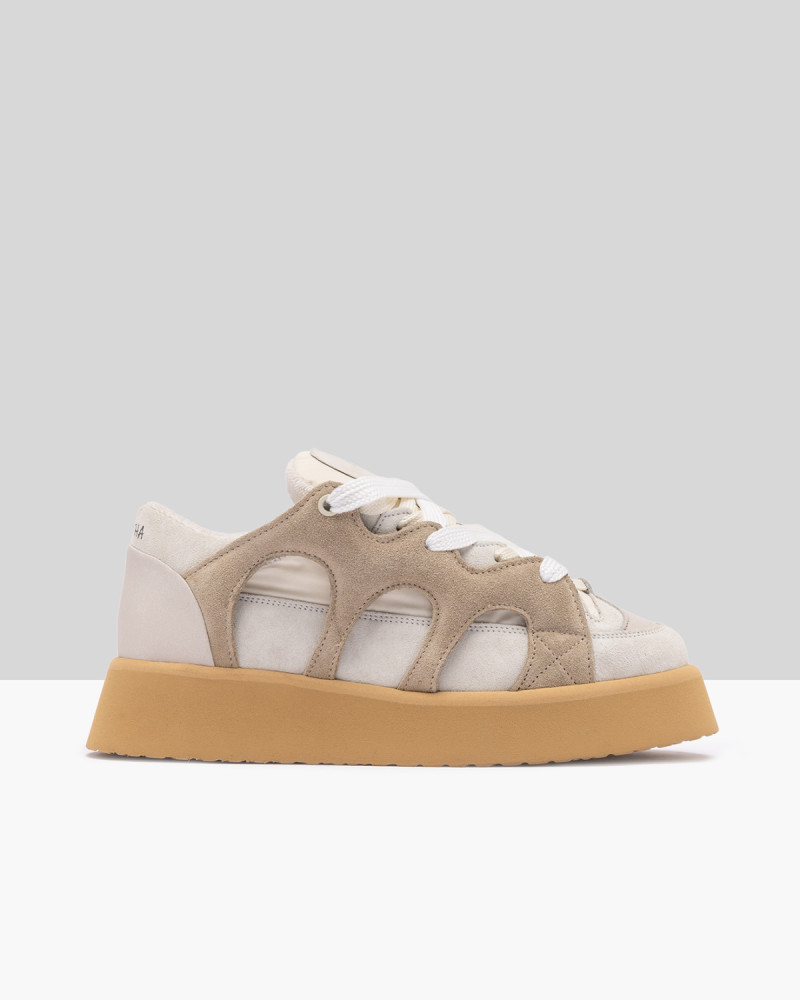 SANTHA MODEL 1 PLATFORM CREAM-OFFWHITE 