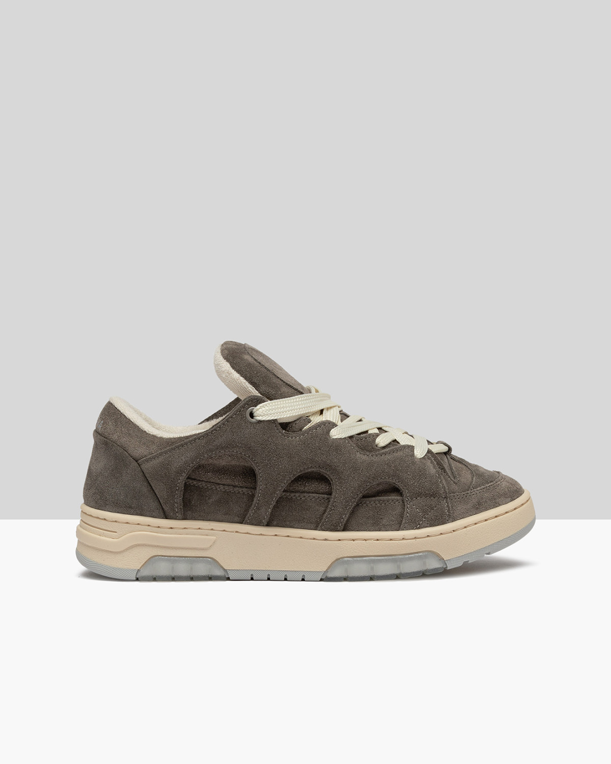 SANTHA: SANTHA MODEL 1 SUEDE GRAY