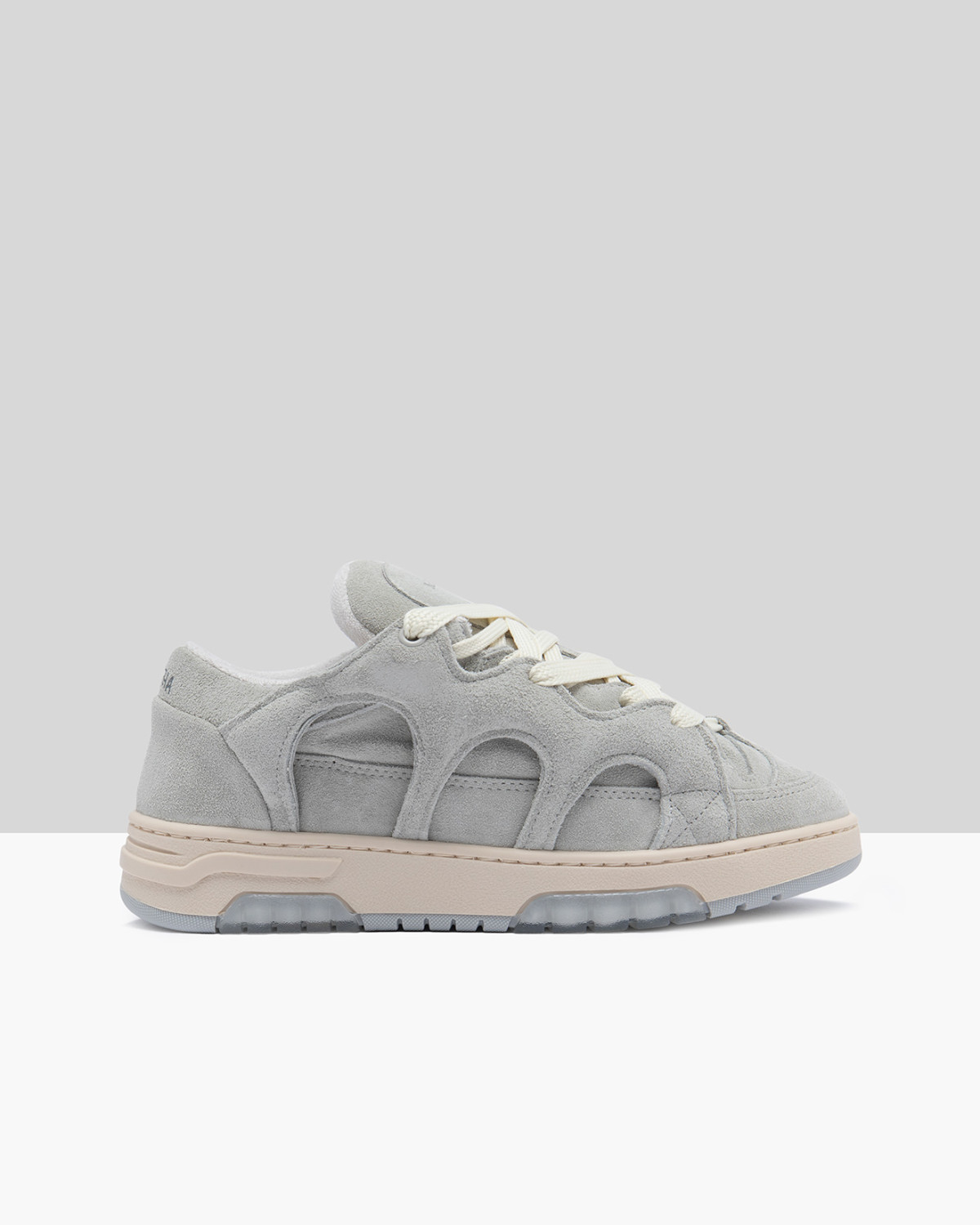 SANTHA: SANTHA MODEL 1 SUEDE GRIGIO