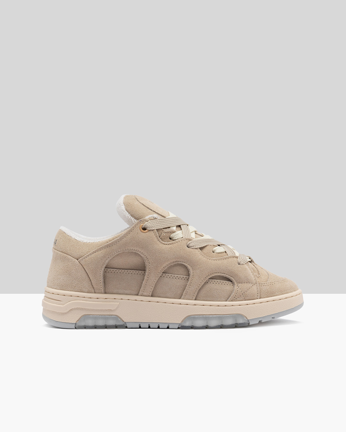 SANTHA: SANTHA MODEL 1 SUEDE LIGHT SAND