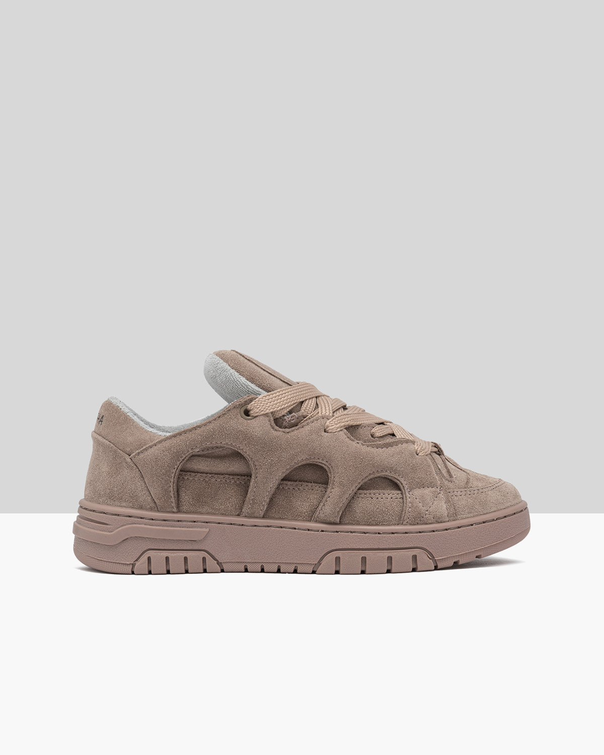 SANTHA: SANTHA MODEL 1 TOTAL SUEDE NUDE 