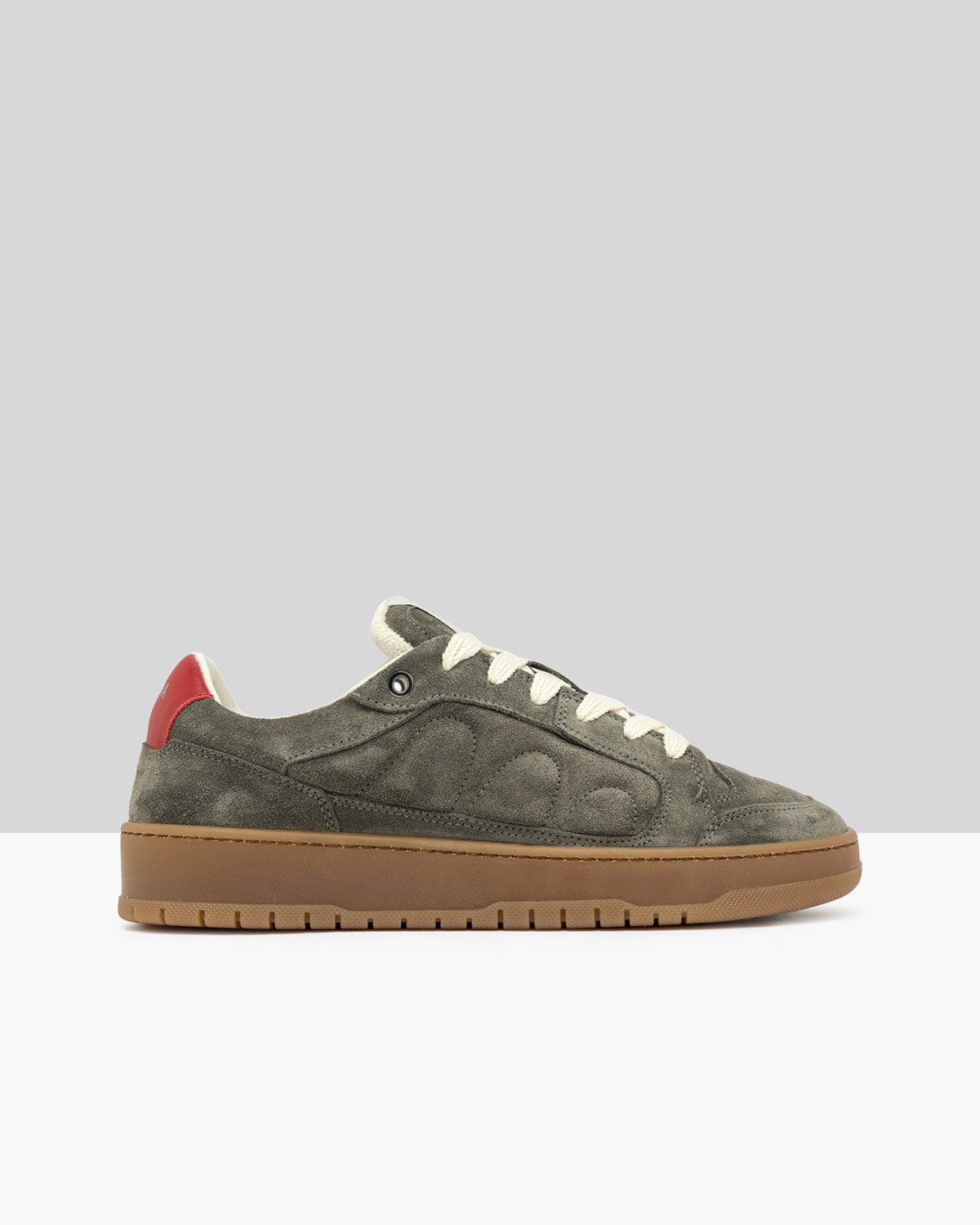 SANTHA: SANTHA MODEL 2 SUEDE GRAY