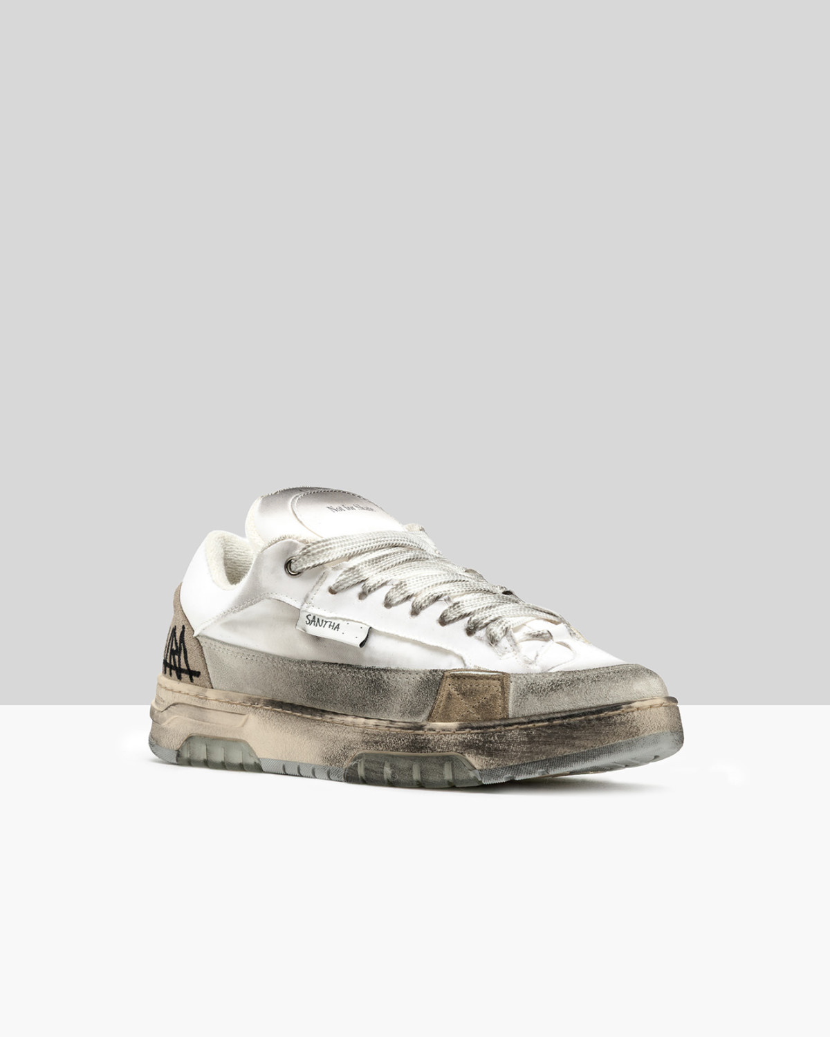 SANTHA: SANTHA 1 CUT DESTROYED WHITE                                                                        