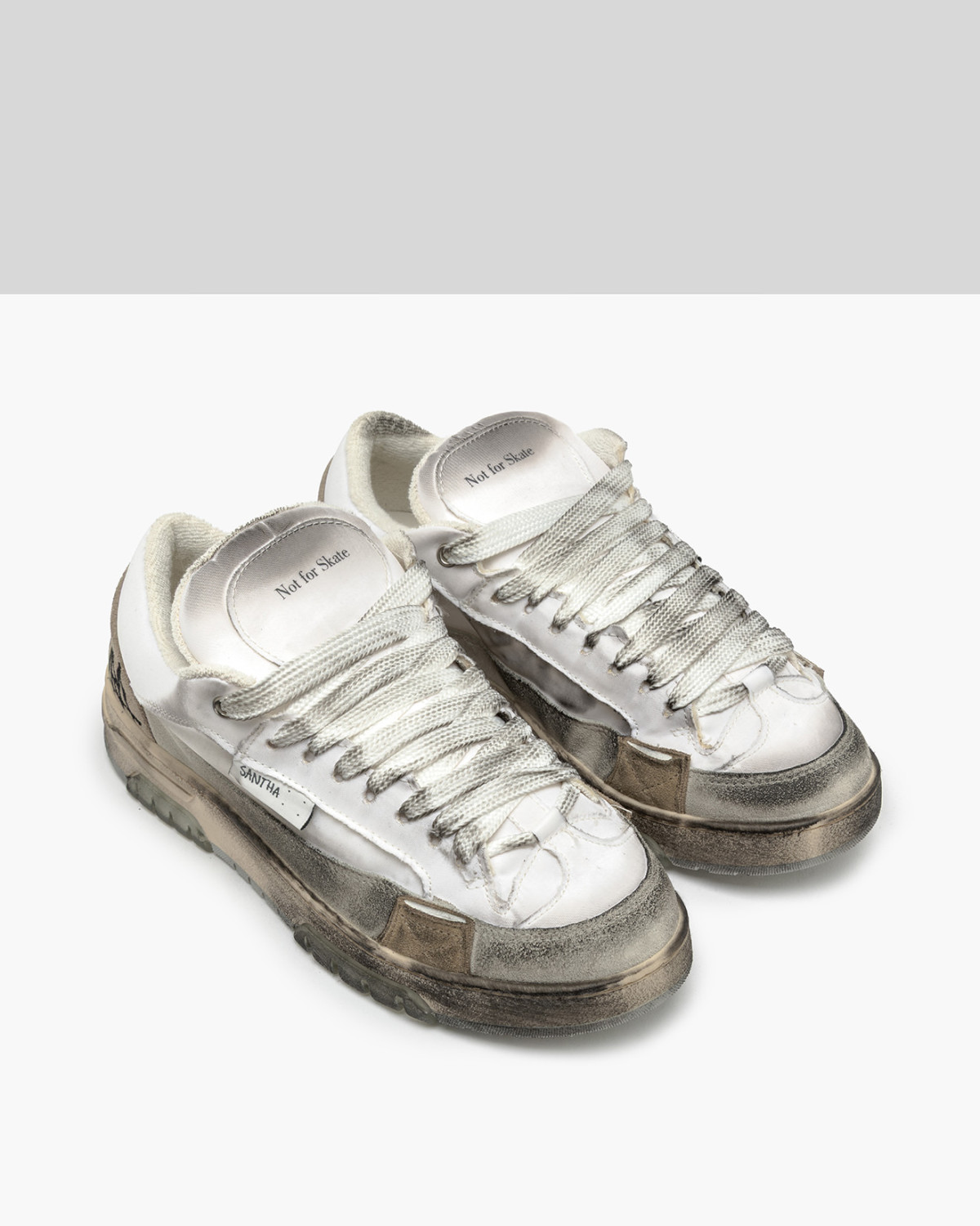 SANTHA: SANTHA 1 CUT DESTROYED WHITE                                                                        