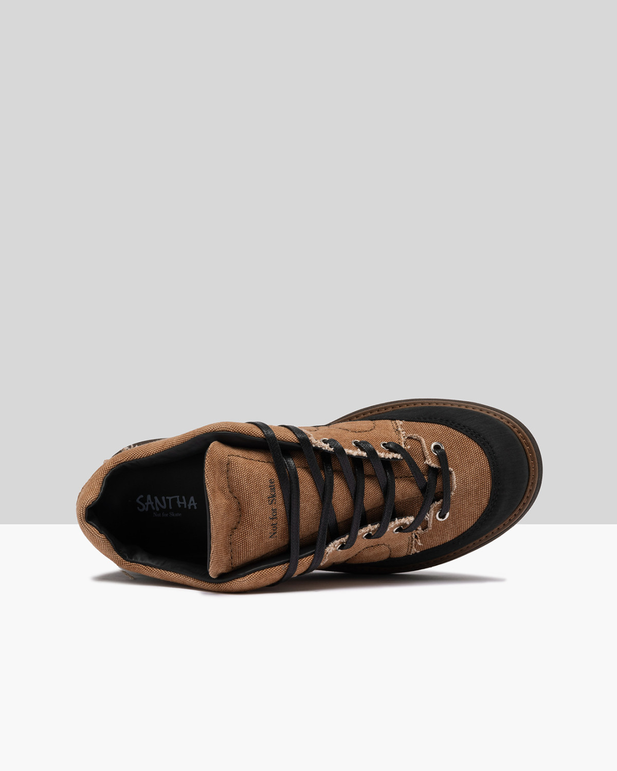 SANTHA: SANTHA DOLOMIA CANVAS CUOIO 