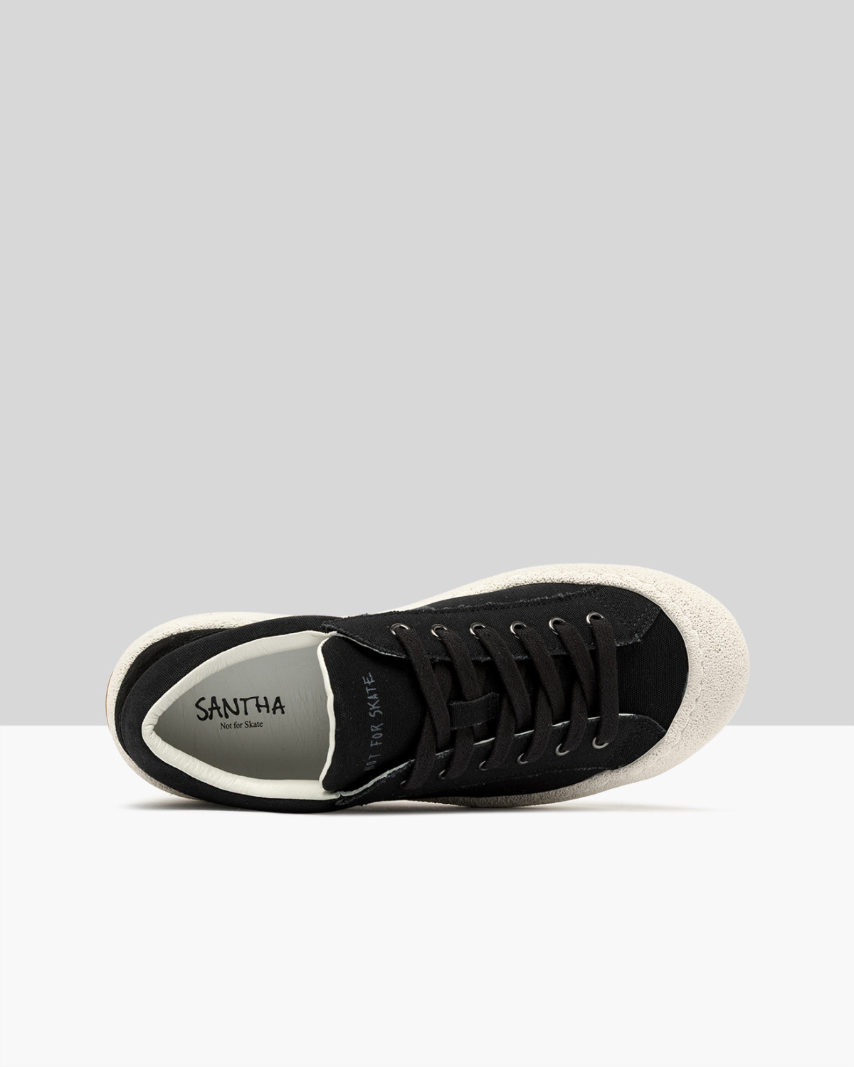 SANTHA: SANTHA KAOUKI CANVAS BLACK