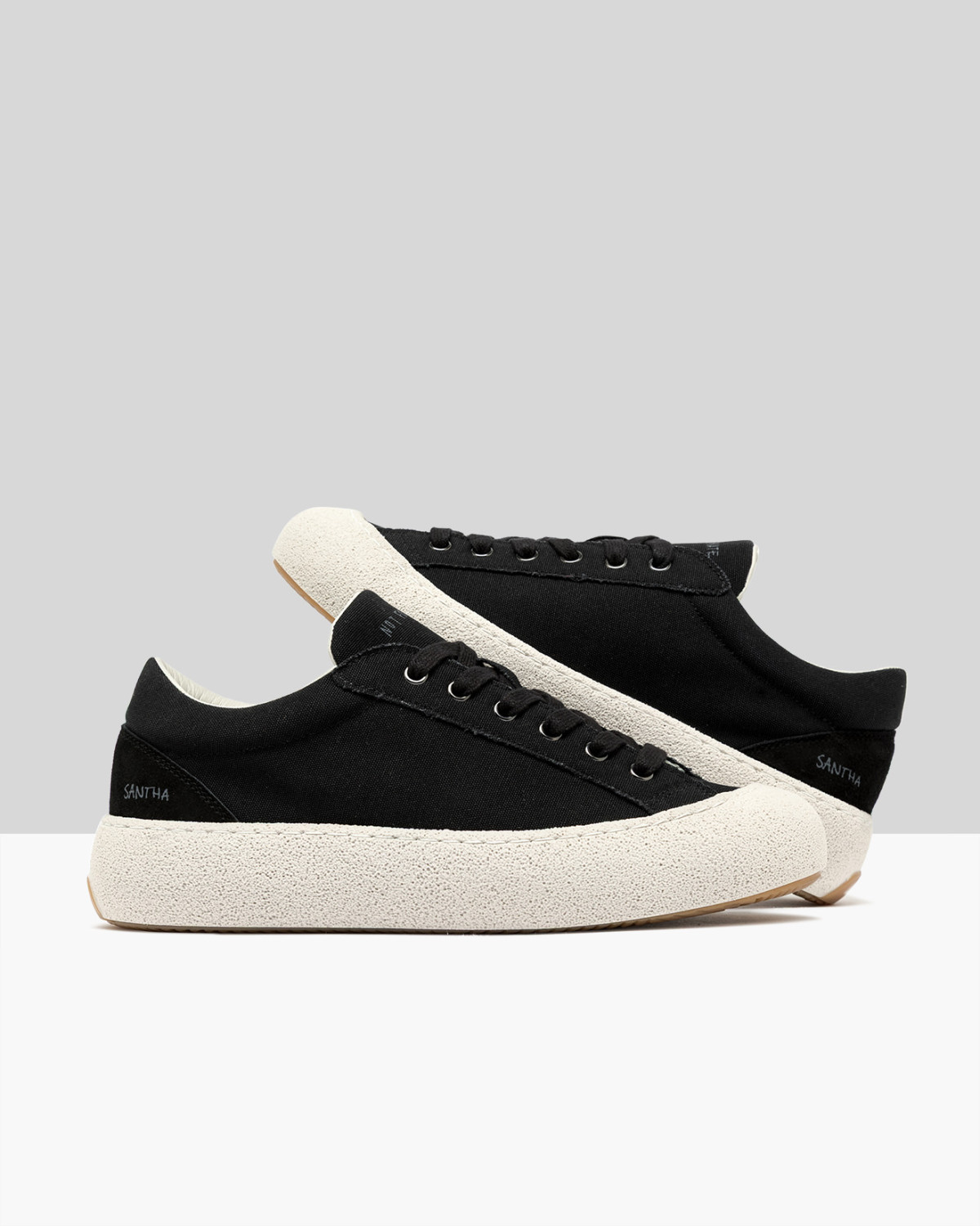 SANTHA: SANTHA KAOUKI CANVAS BLACK