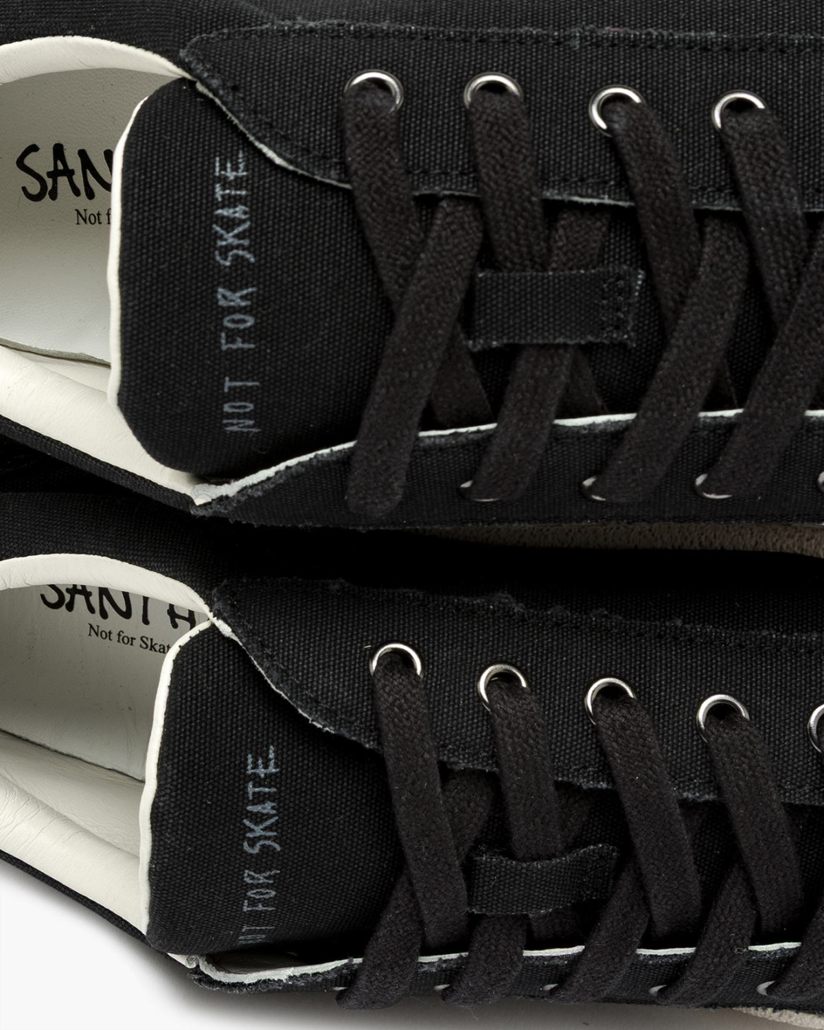 SANTHA: SANTHA KAOUKI CANVAS BLACK