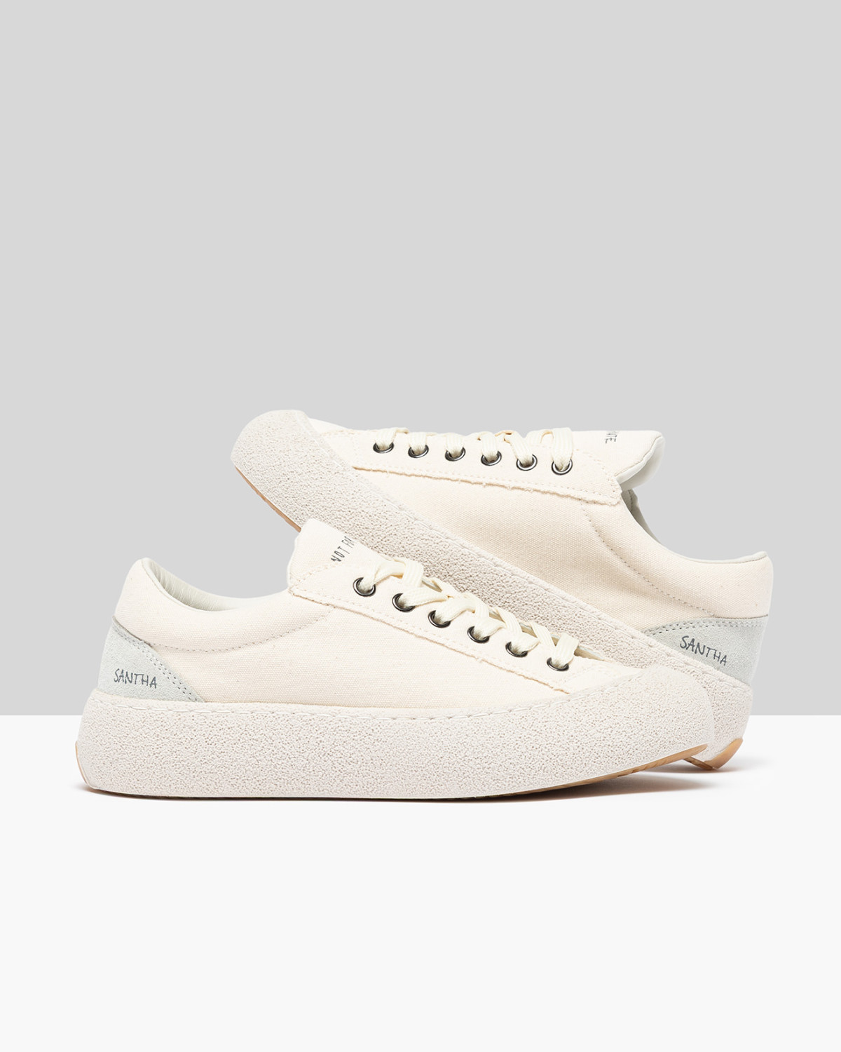 SANTHA: SANTHA KAOUKI CANVAS IVORY