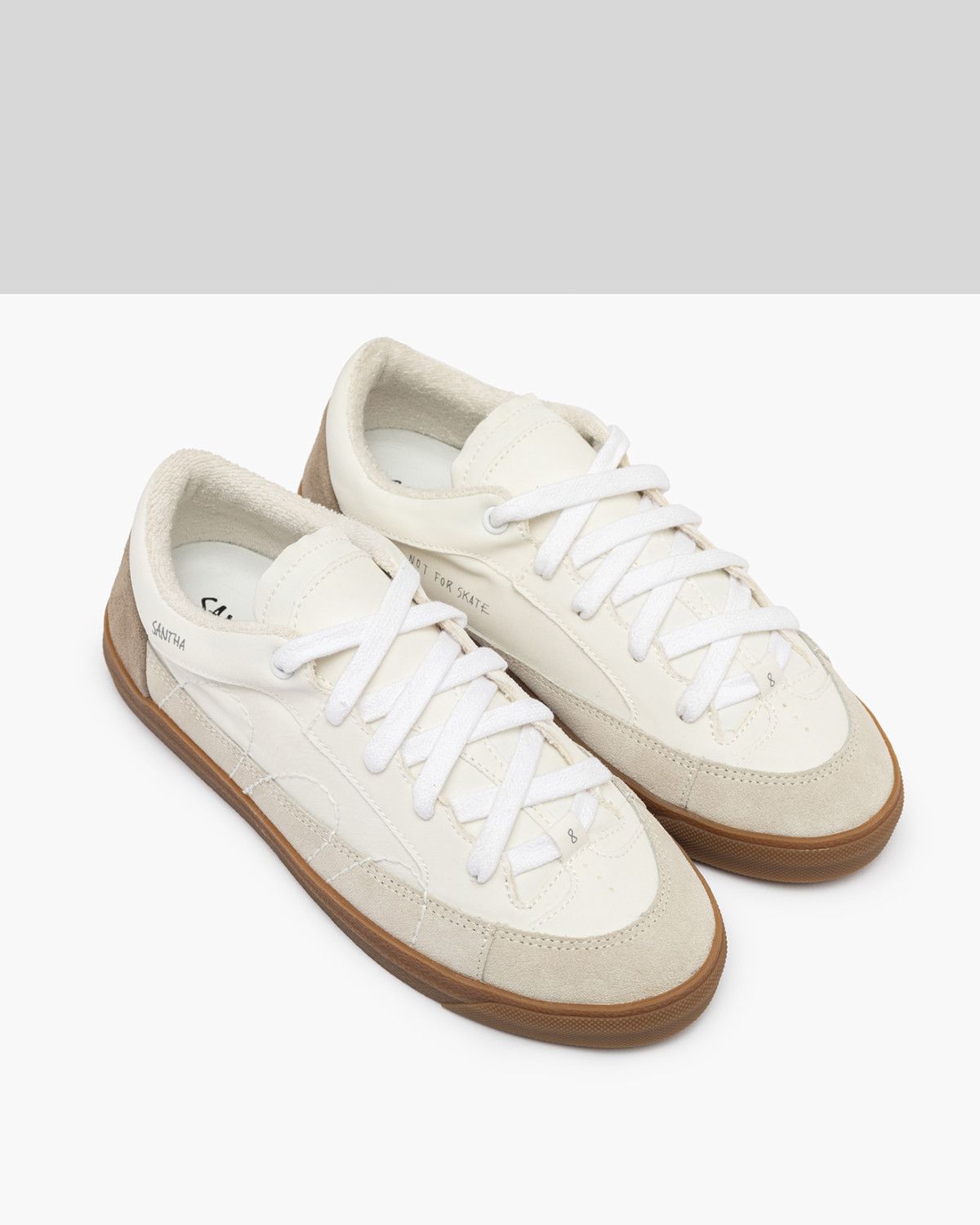 SANTHA: SANTHA LOVE CUT NYLON WHITE