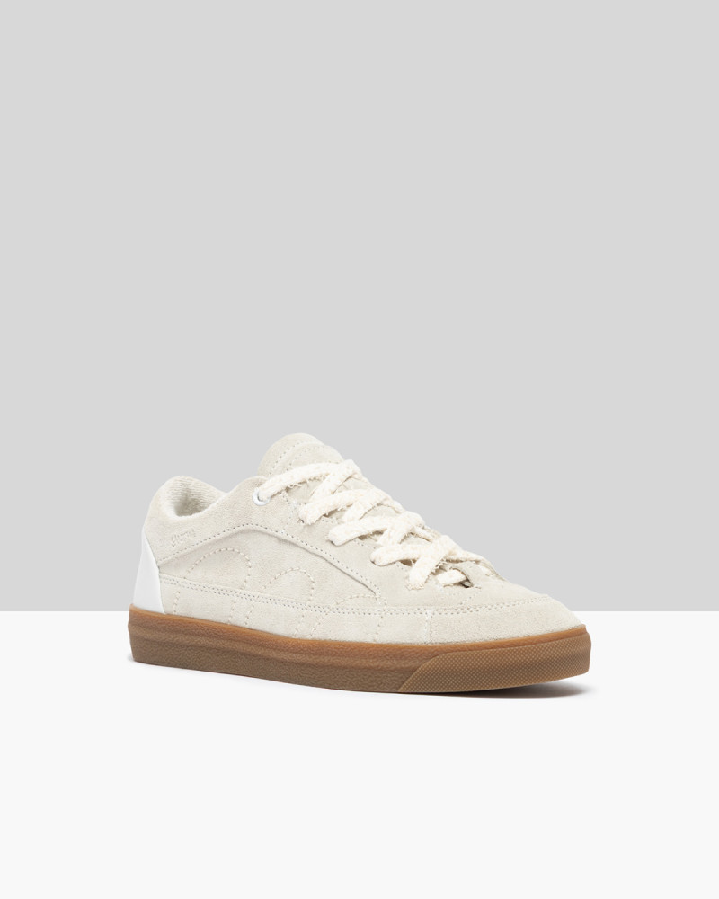 SANTHA LOVE CUT SUEDE CREAM
