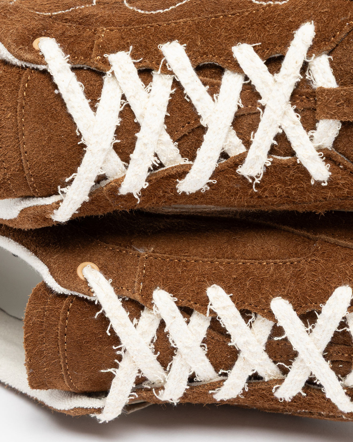 SANTHA: SANTHA LOVE CUT SUEDE CUOIO