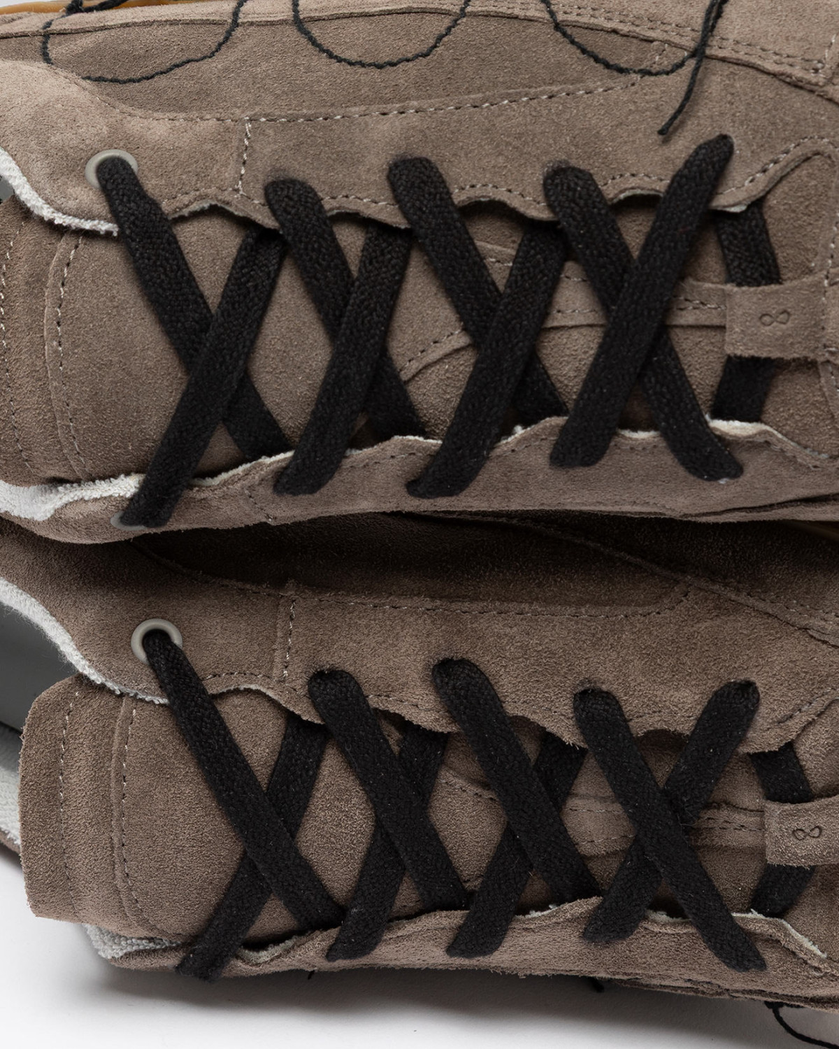 SANTHA: SANTHA LOVE CUT SUEDE TAUPE