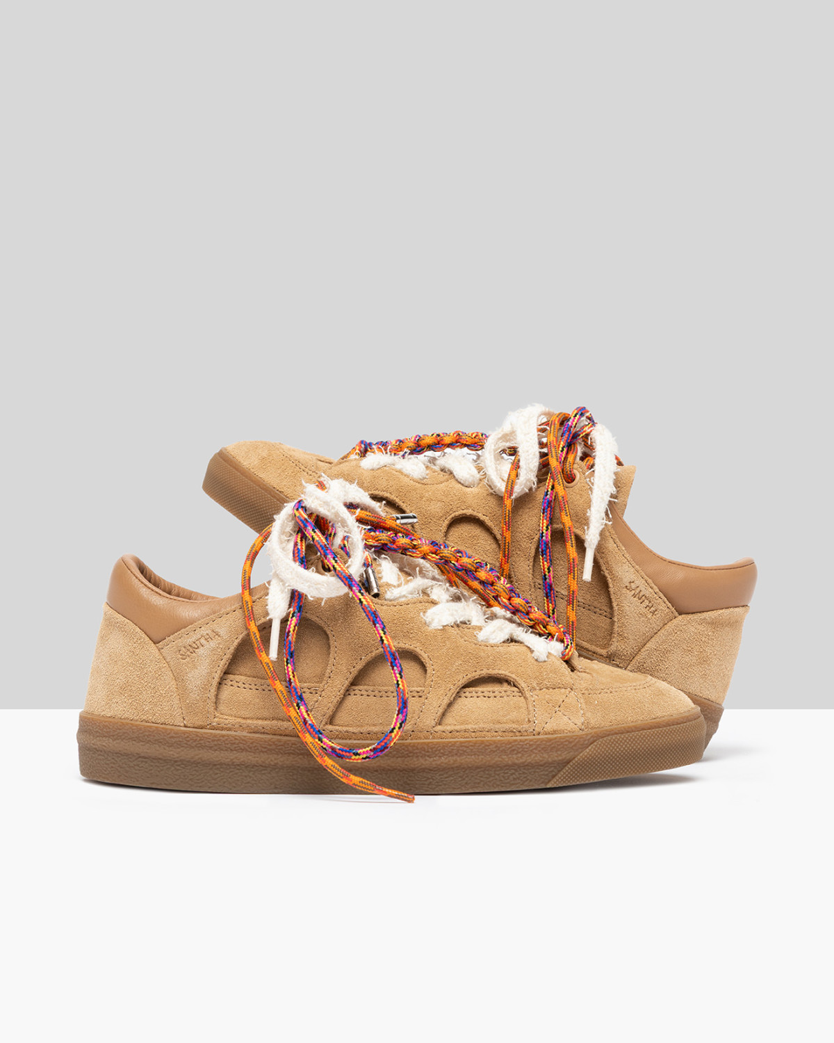 SANTHA: SANTHA LOVE PARK SUEDE AMBRA