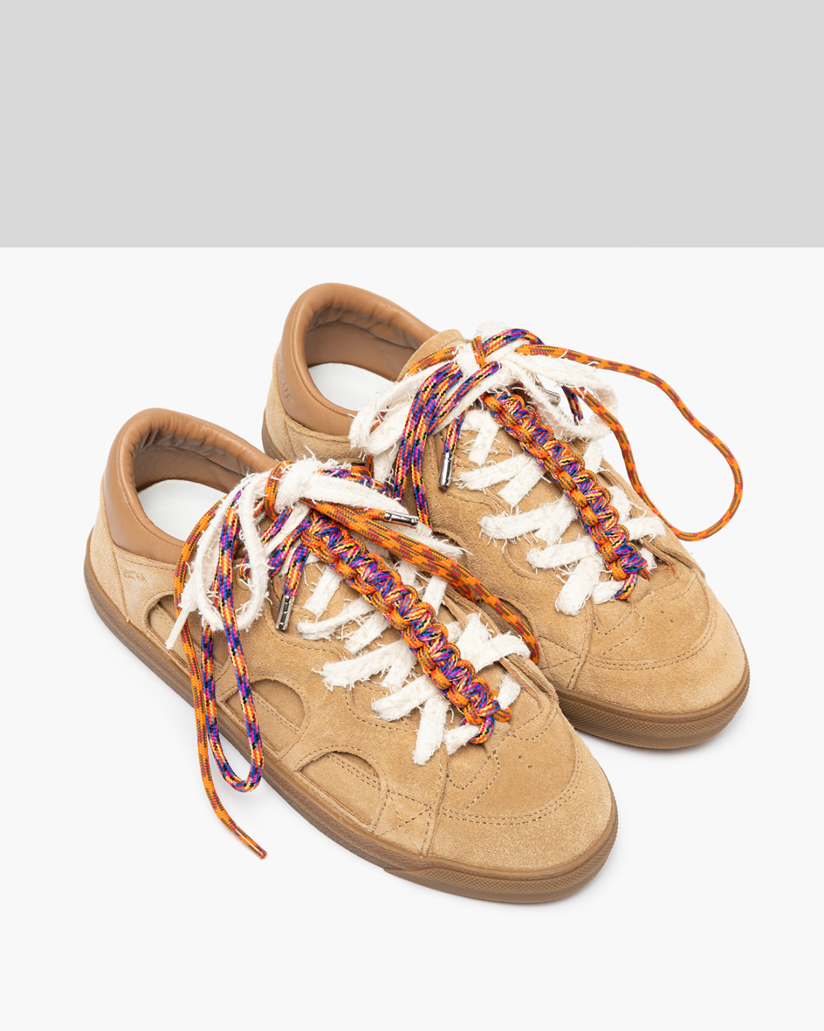 SANTHA: SANTHA LOVE PARK SUEDE AMBRA