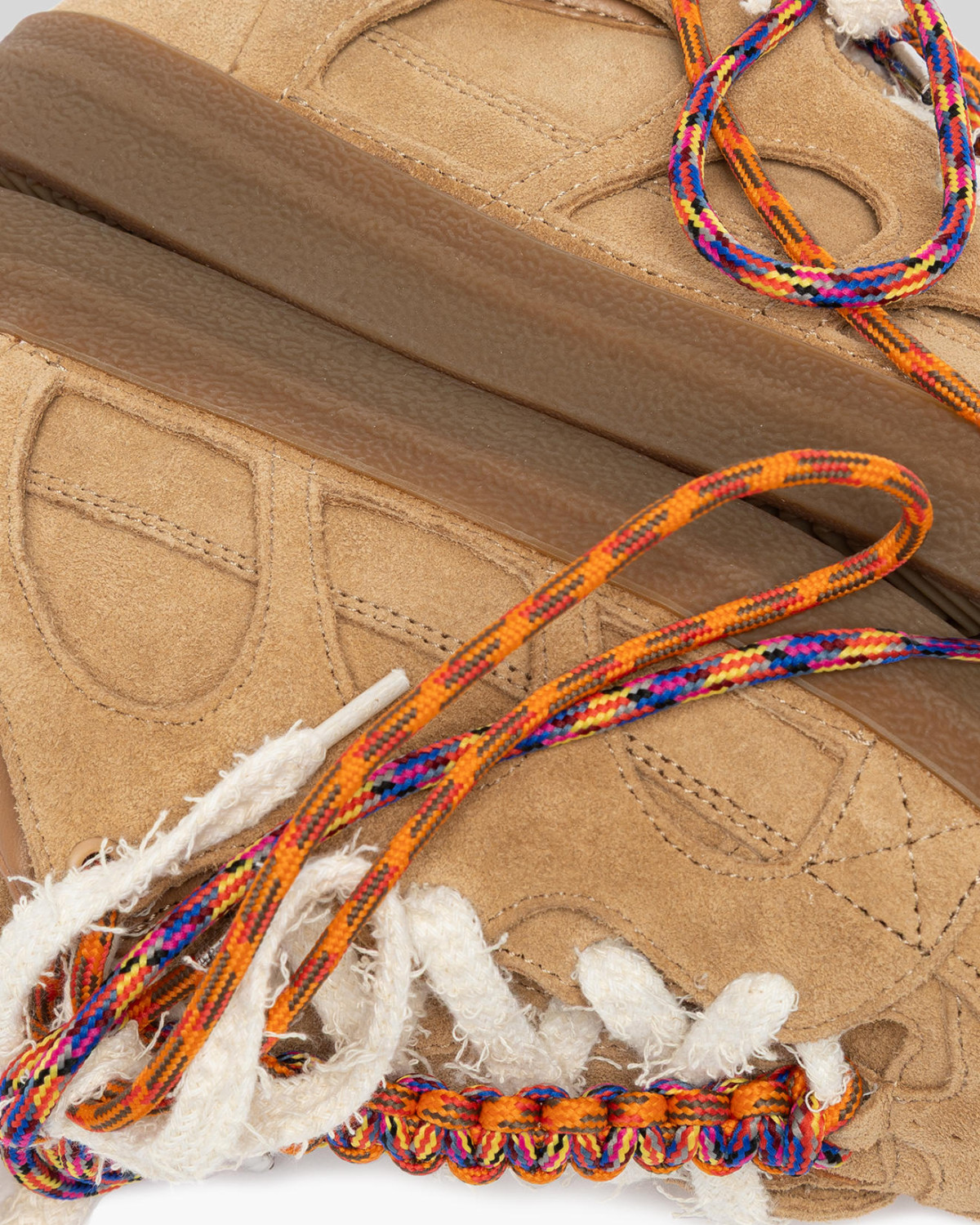 SANTHA: SANTHA LOVE PARK SUEDE AMBRA