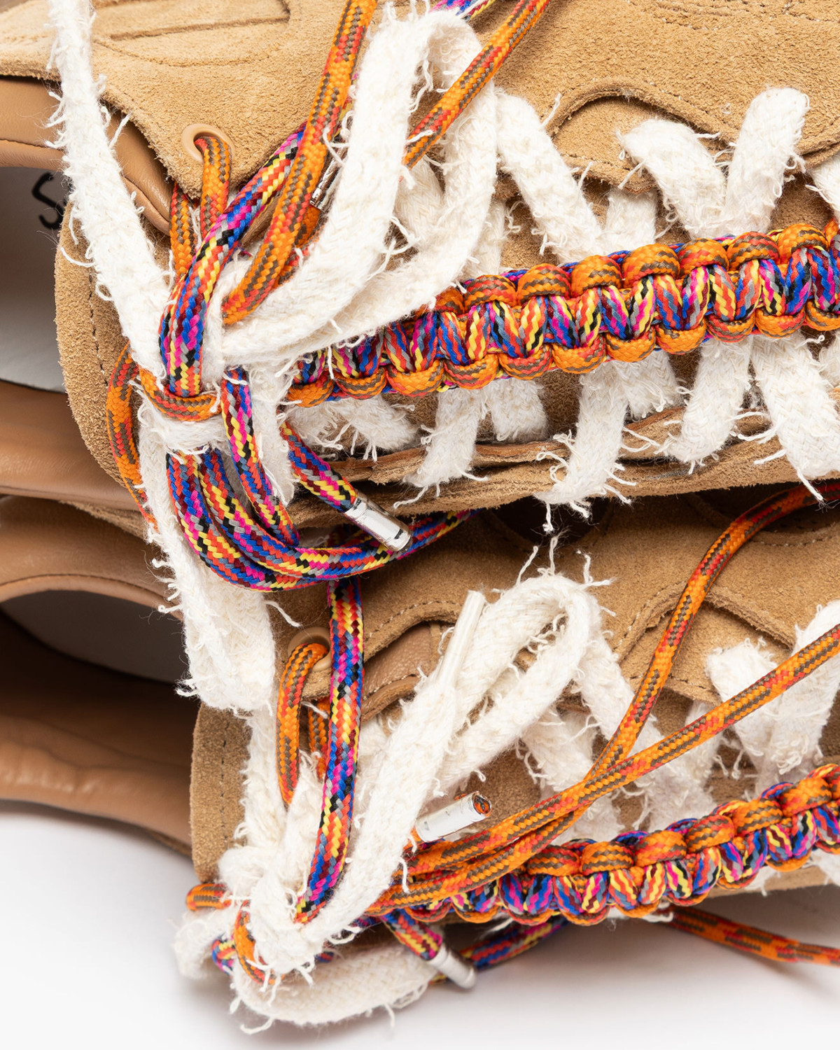 SANTHA: SANTHA LOVE PARK SUEDE AMBRA