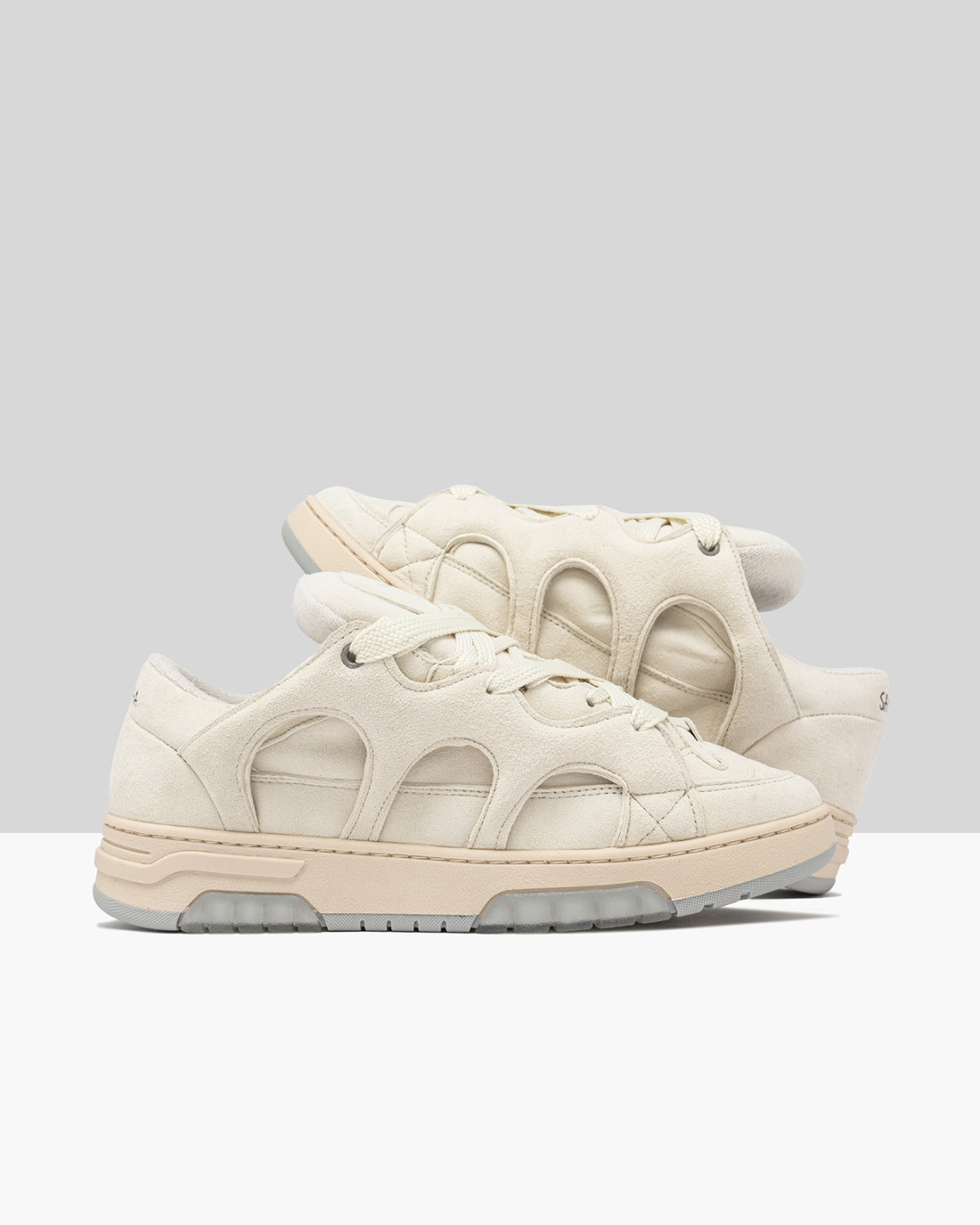 SANTHA: SANTHA MODEL 1 CAMOSCIONE IVORY 