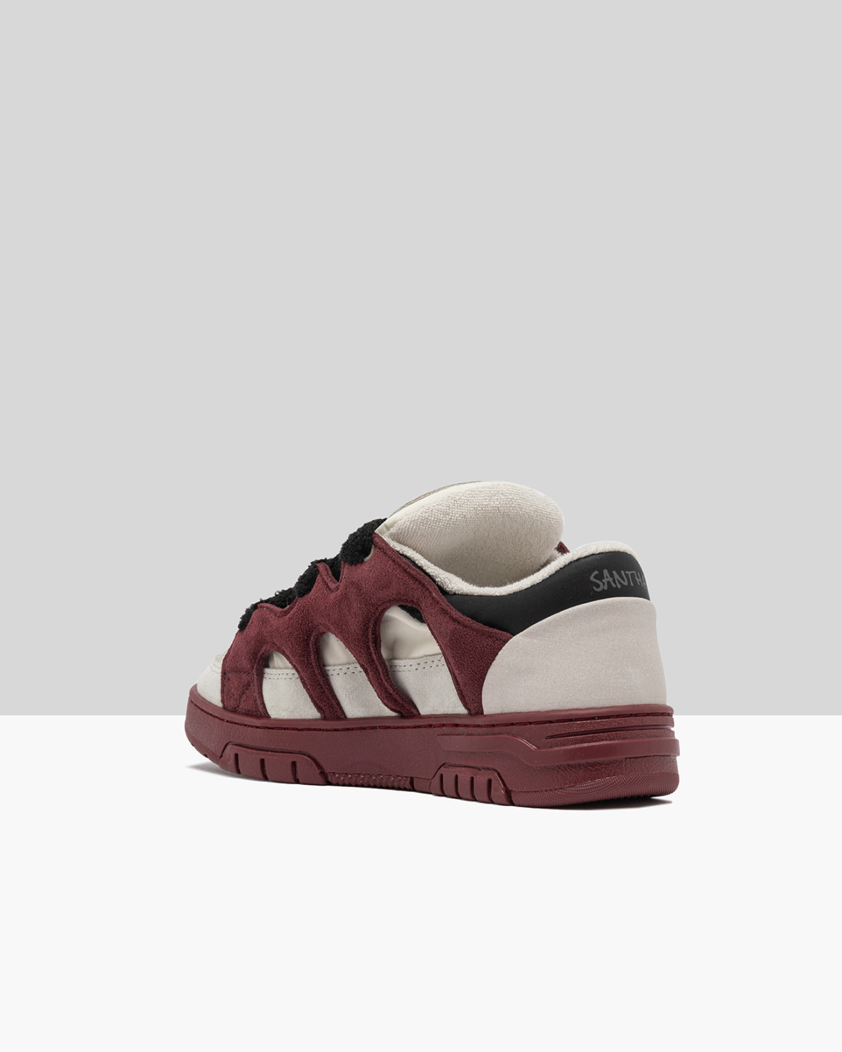 SANTHA: SANTHA MODEL 1 CONTRAST BURGUNDY 