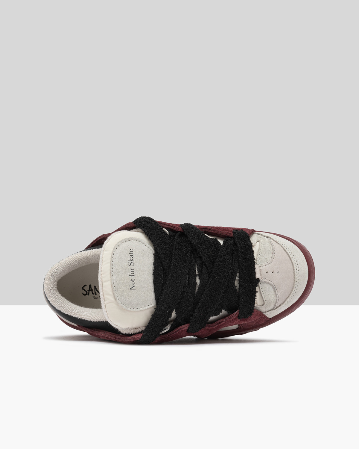 SANTHA: SANTHA MODEL 1 CONTRAST BURGUNDY 