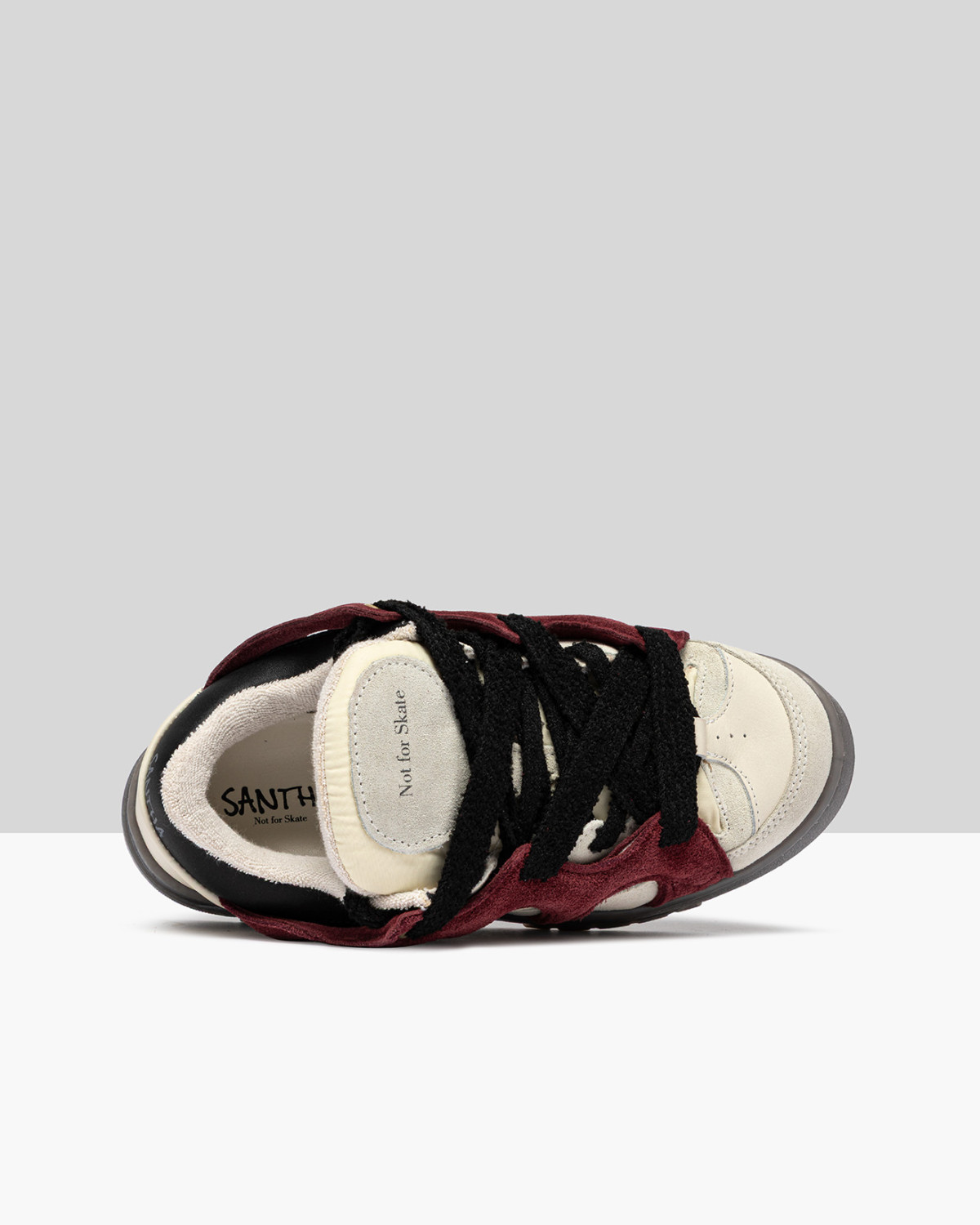 SANTHA: SANTHA MODEL 1 CONTRAST BURGUNDY 