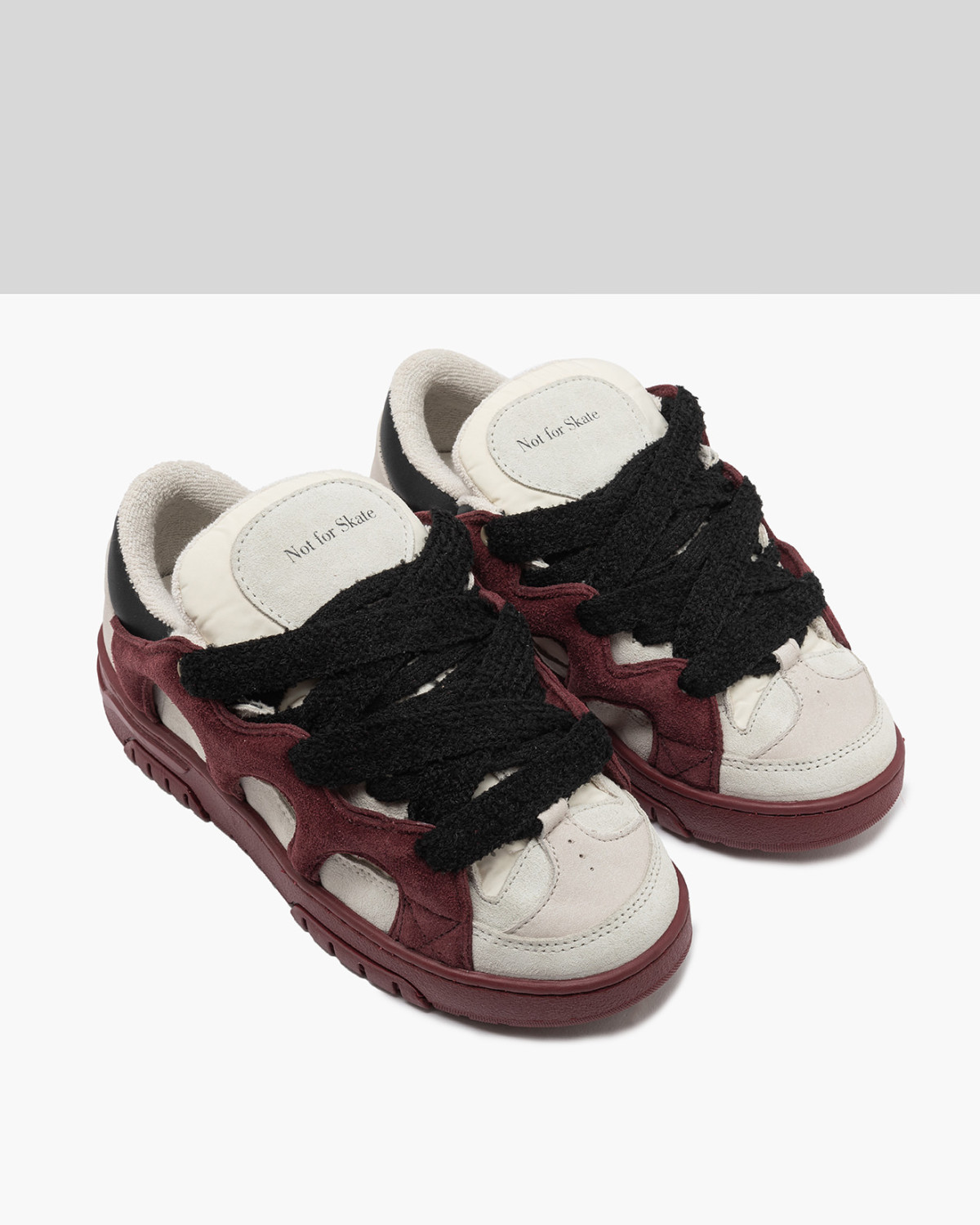 SANTHA: SANTHA MODEL 1 CONTRAST BURGUNDY 