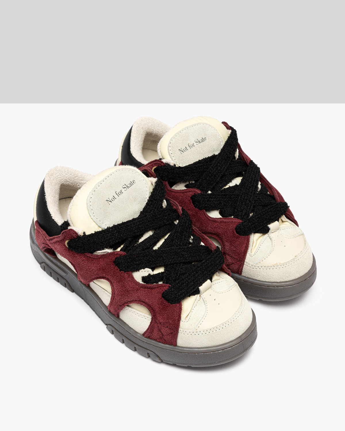 SANTHA: SANTHA MODEL 1 CONTRAST BURGUNDY 