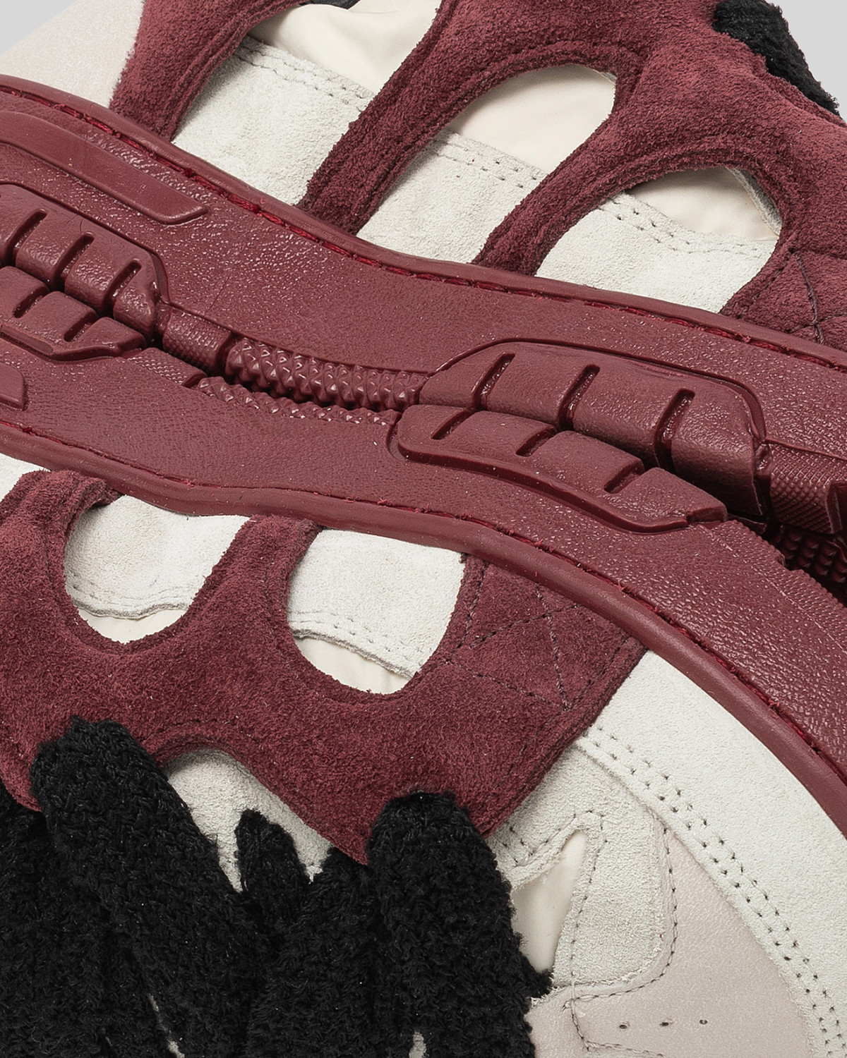 SANTHA: SANTHA MODEL 1 CONTRAST BURGUNDY 