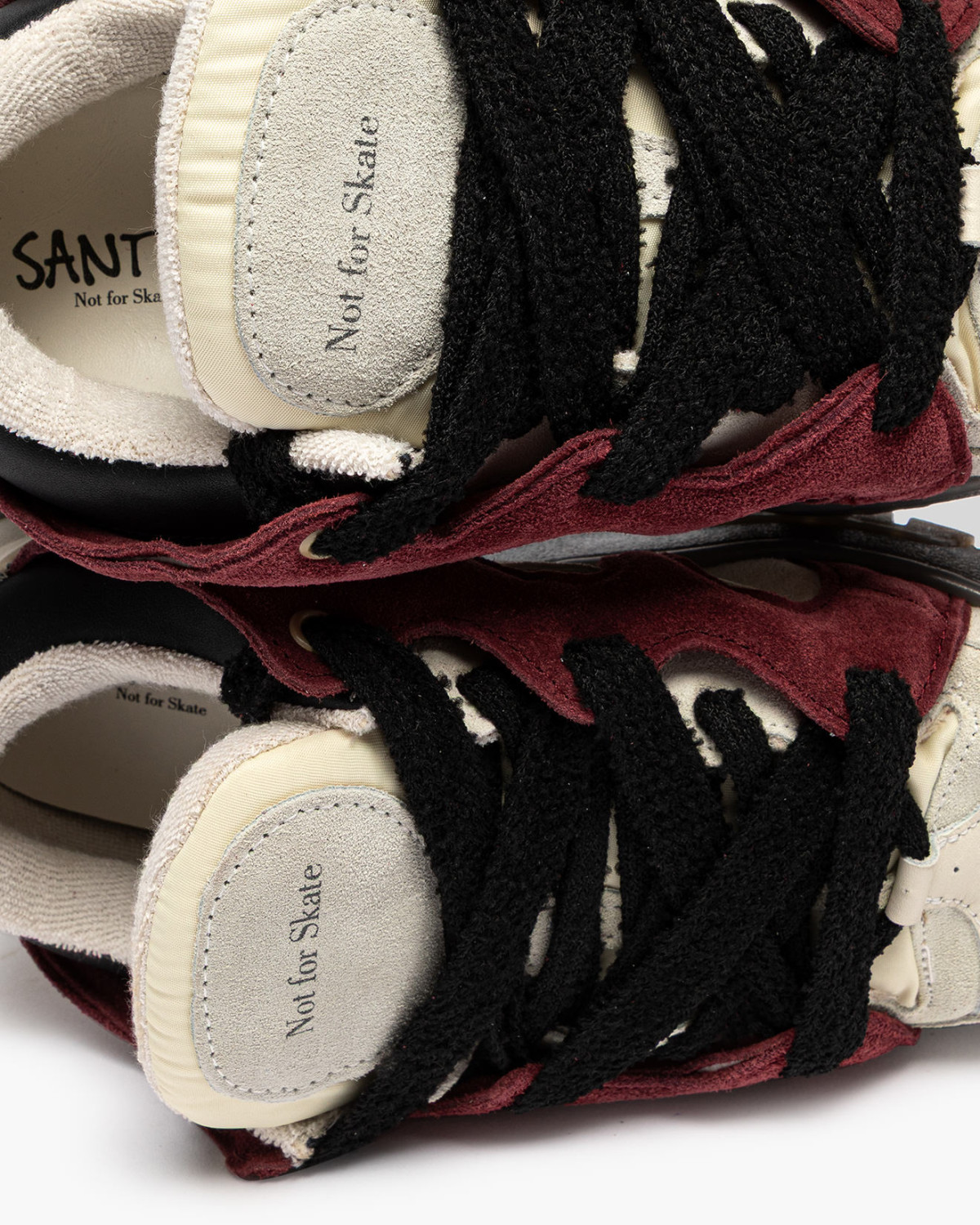 SANTHA: SANTHA MODEL 1 CONTRAST BURGUNDY 