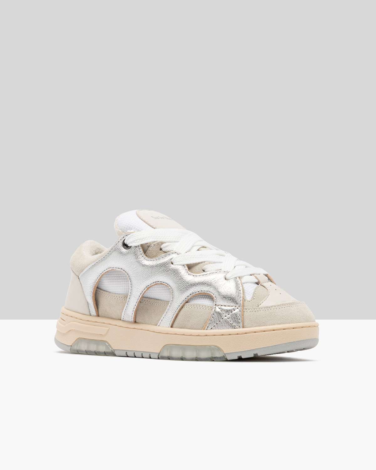 SANTHA: SANTHA MODEL 1 LAMINATED WHITE-SILVER