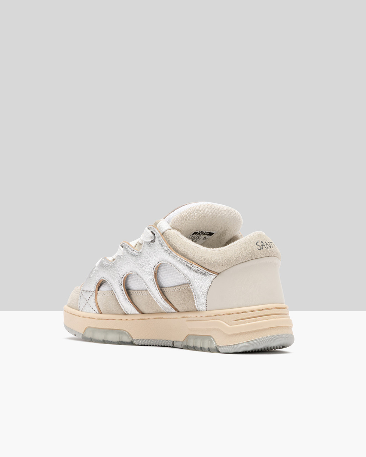 SANTHA: SANTHA MODEL 1 LAMINATED WHITE-SILVER