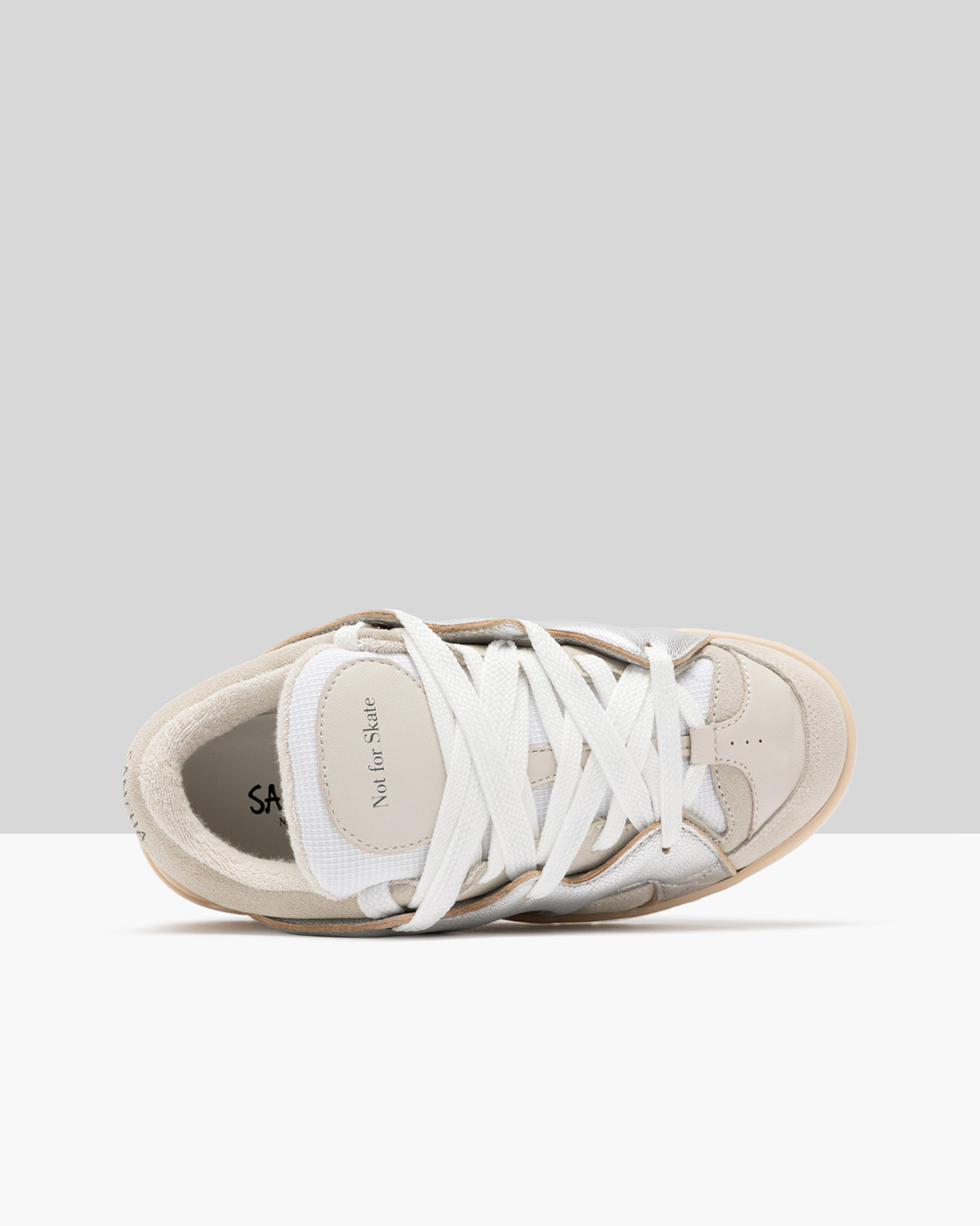 SANTHA: SANTHA MODEL 1 LAMINATED WHITE-SILVER