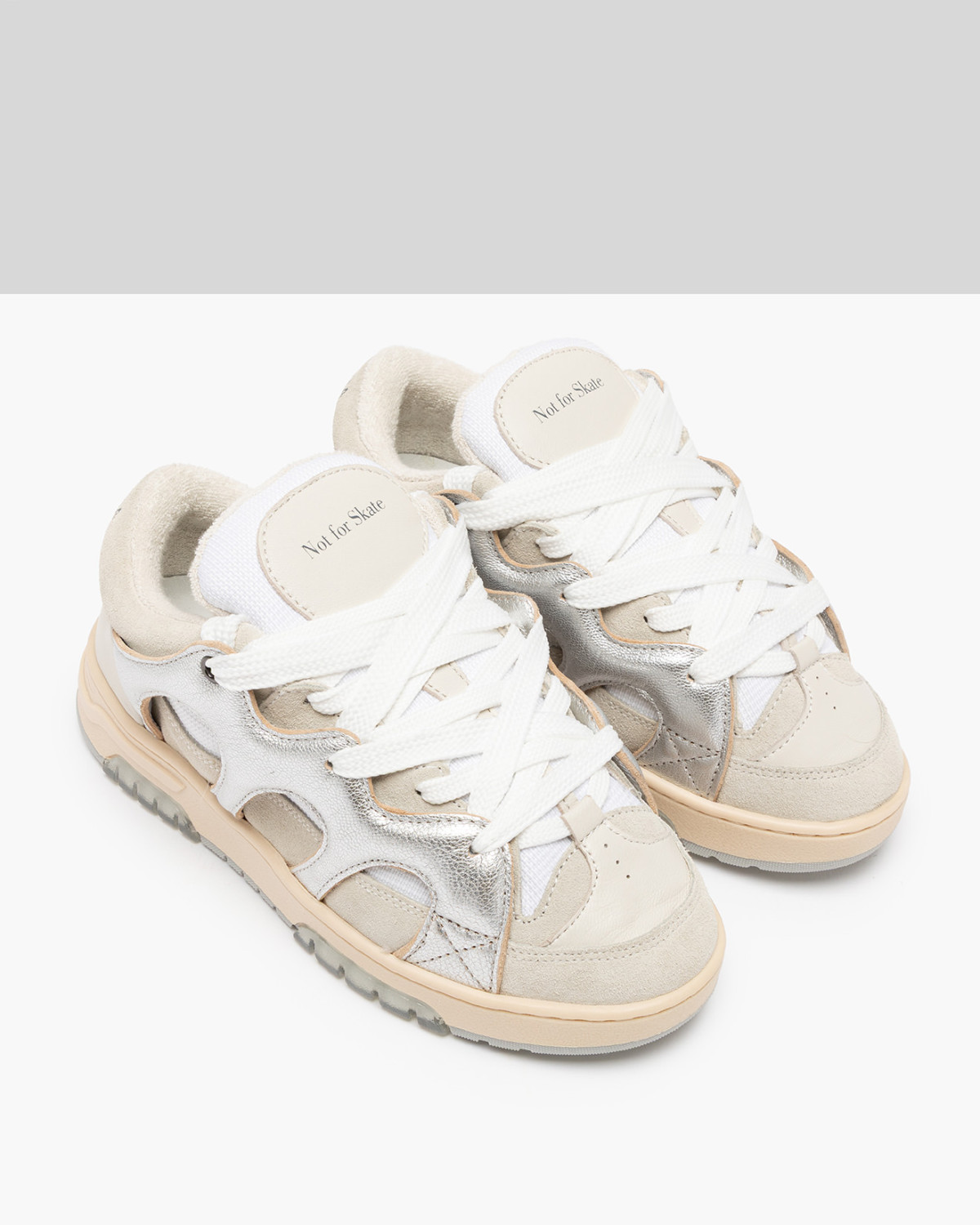 SANTHA: SANTHA MODEL 1 LAMINATED WHITE-SILVER