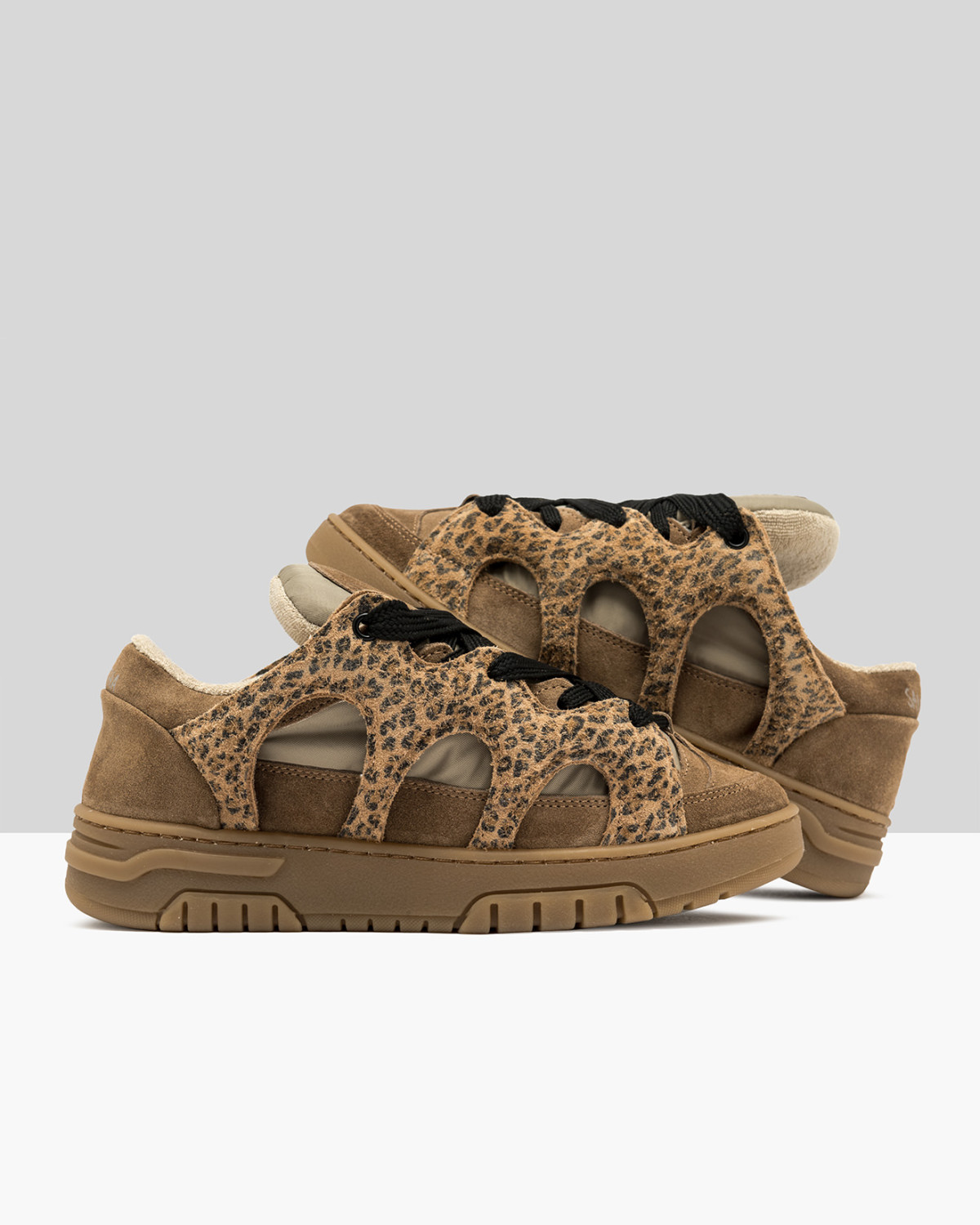 SANTHA: SANTHA MODEL 1 MACU BEIGE-LEOPARD