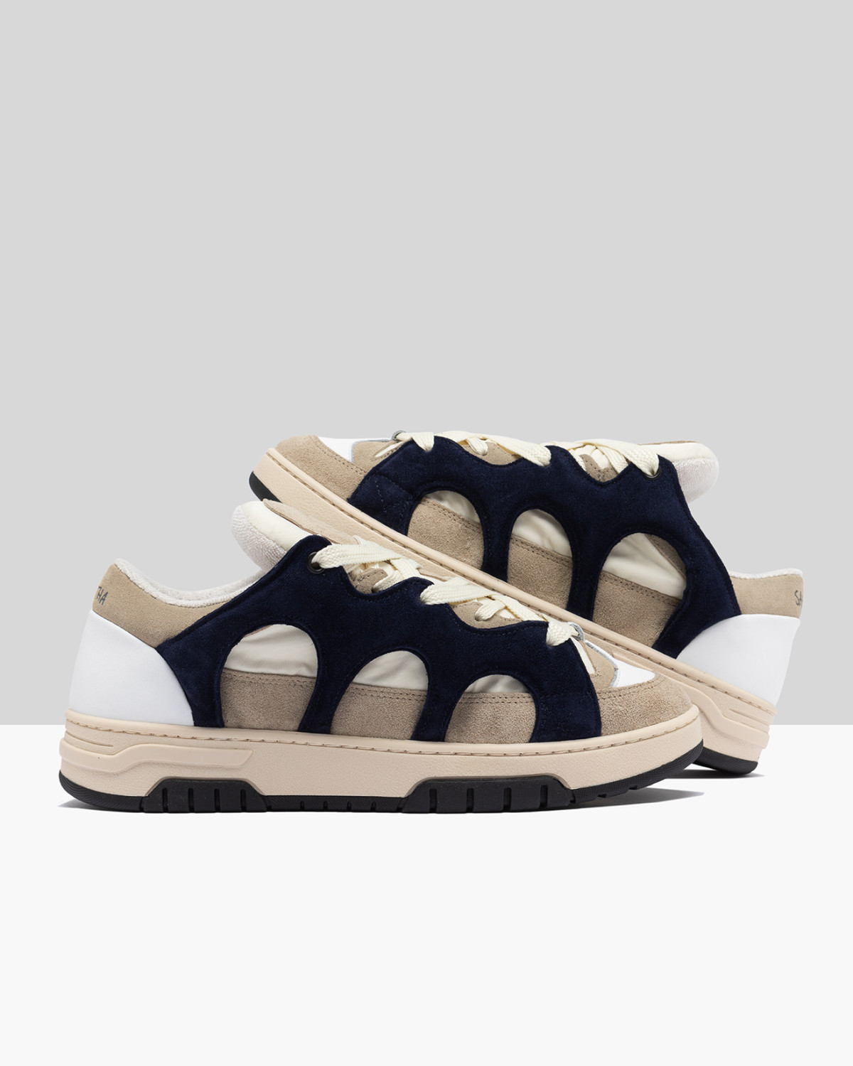 SANTHA: SANTHA MODEL 1 ORIGINAL CREAM-NAVY