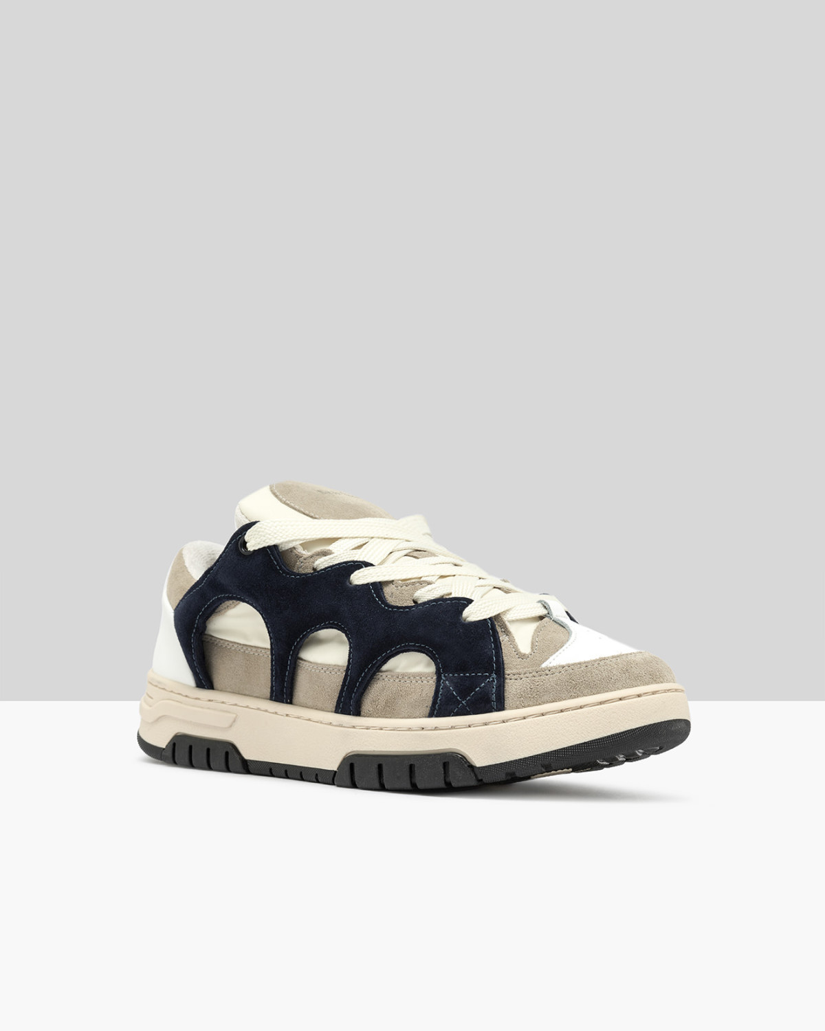 SANTHA: SANTHA MODEL 1 ORIGINAL CREAM-NAVY