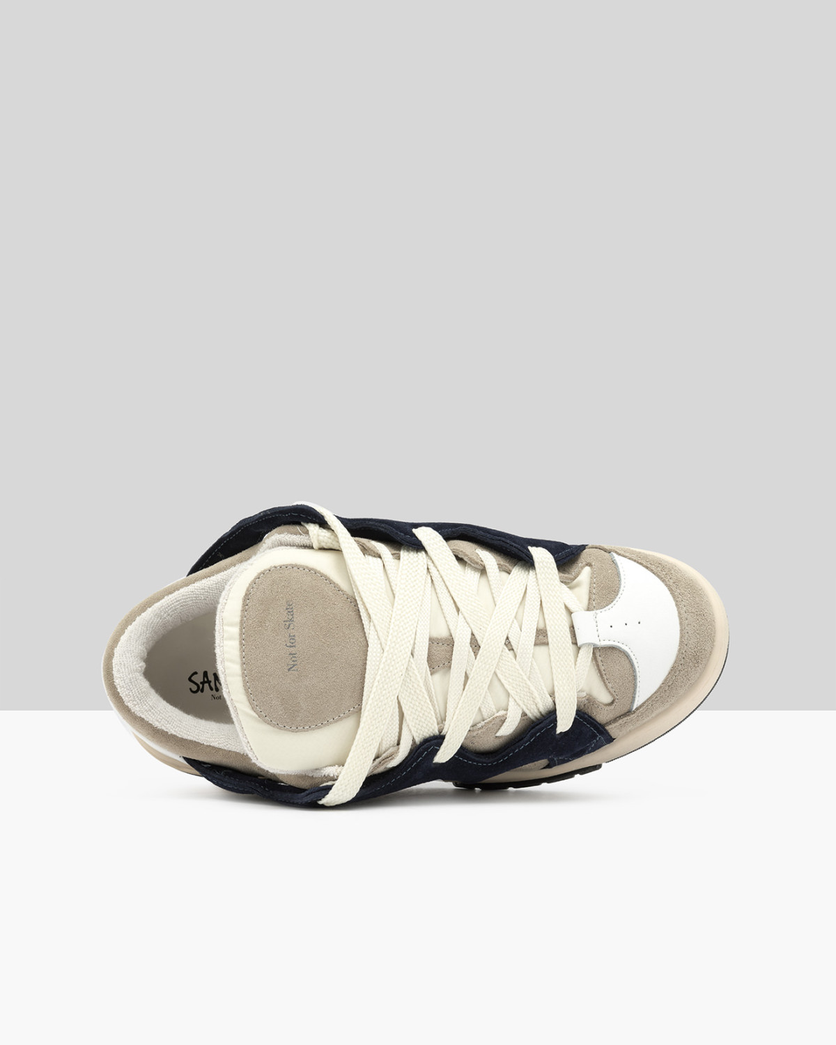 SANTHA: SANTHA MODEL 1 ORIGINAL CREAM-NAVY
