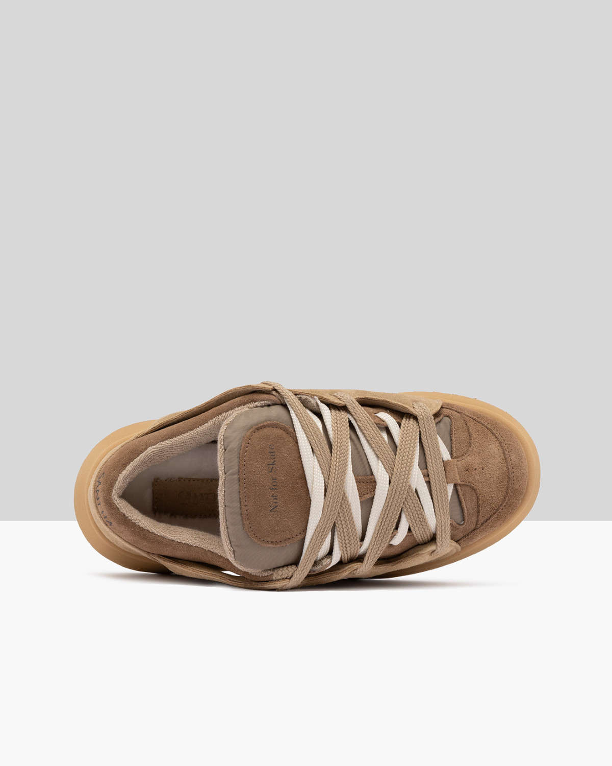 SANTHA: SANTHA MODEL 1 PLATFORM BEIGE-MUD 