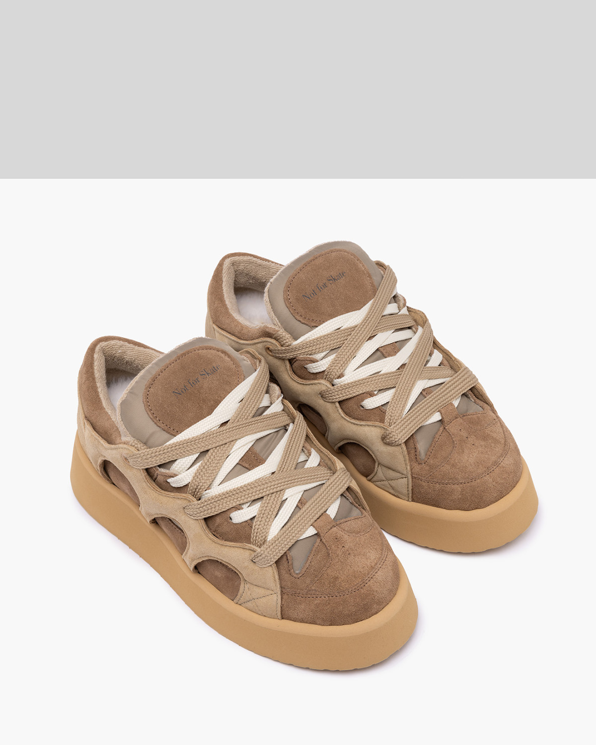 SANTHA: SANTHA MODEL 1 PLATFORM BEIGE-MUD 