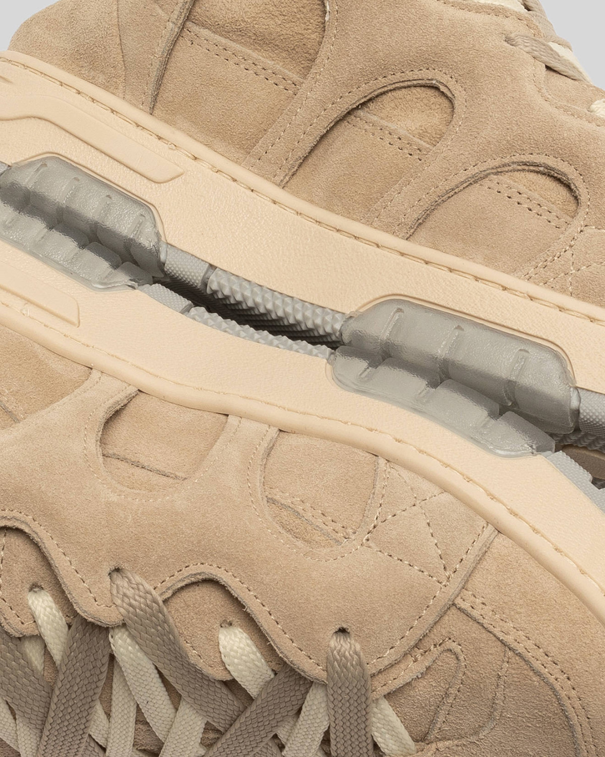 SANTHA: SANTHA MODEL 1 SABOT SUEDE LIGHT SAND