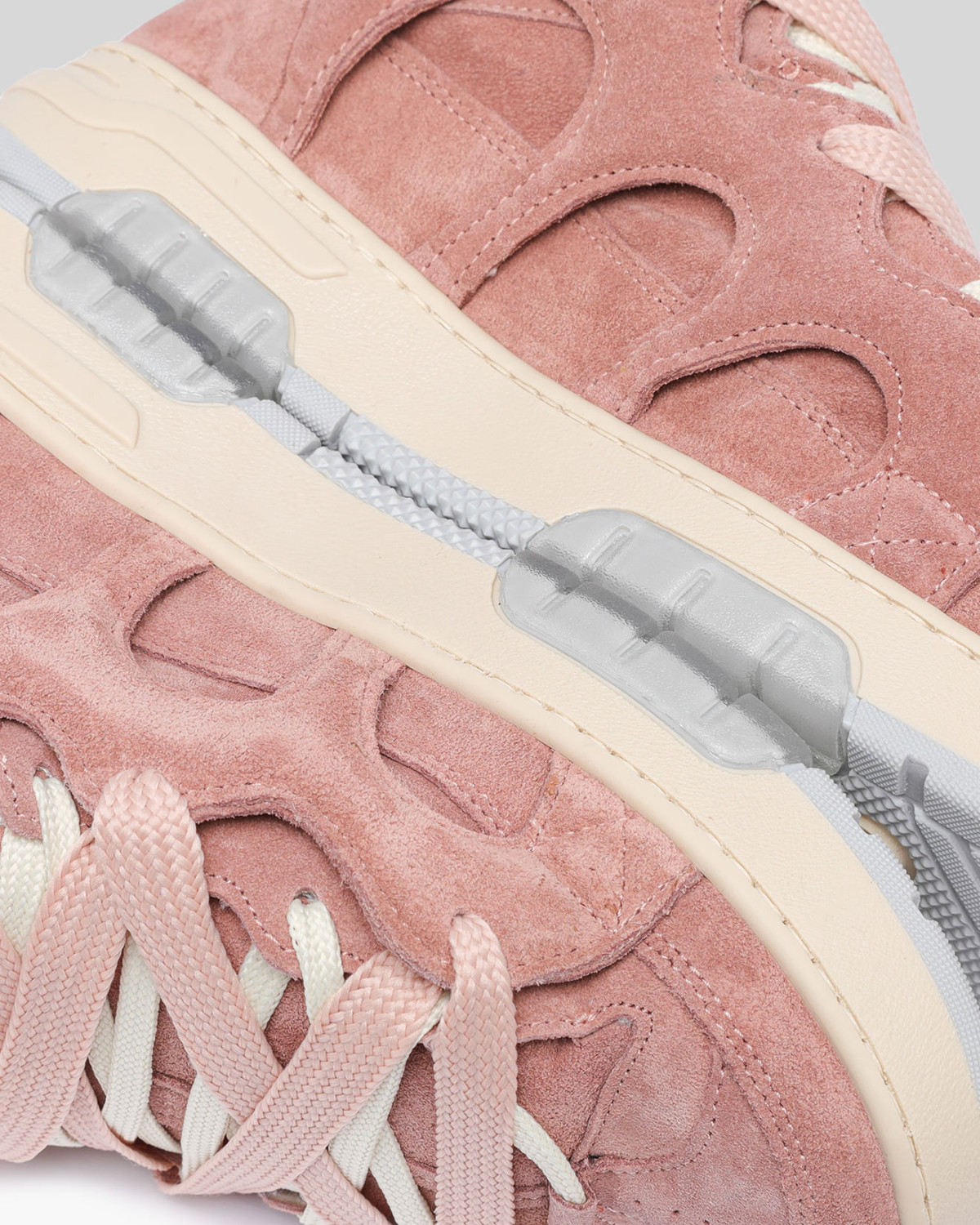 SANTHA: SANTHA MODEL 1 SUEDE ANTIQUE PINK