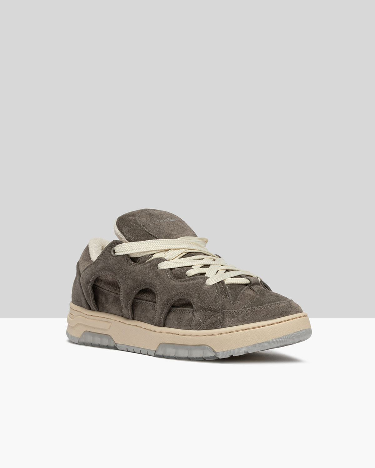 SANTHA: SANTHA MODEL 1 SUEDE GRAY