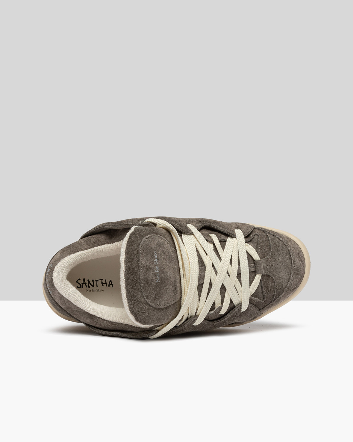 SANTHA: SANTHA MODEL 1 SUEDE GRAY
